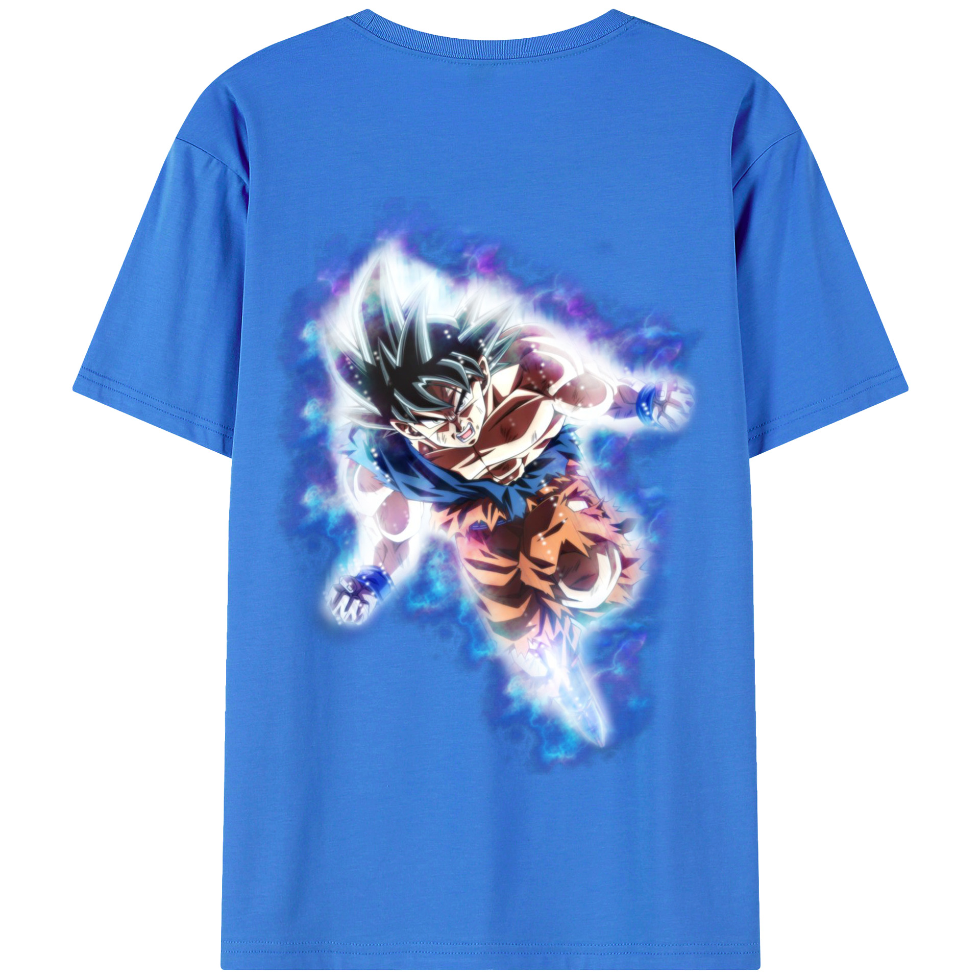 （画像用） ドラゴンボール 孫悟空（そん ごくう）Son Goku カカロット DRAGON BALL Kakarotto 綿100％半袖Tシャツ（背面プリント）