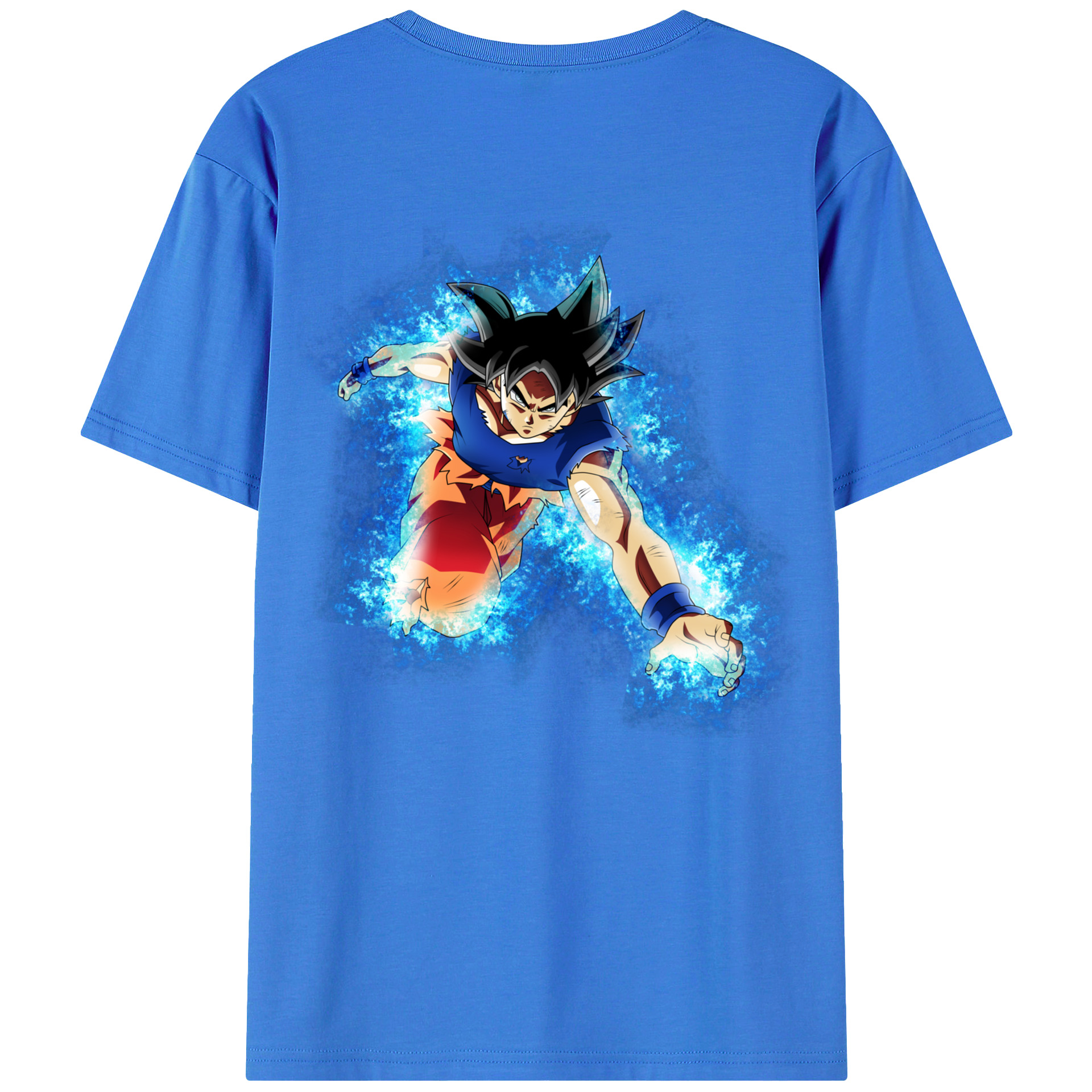（画像用） ドラゴンボール 孫悟空（そん ごくう）Son Goku カカロット DRAGON BALL Kakarotto 綿100％半袖Tシャツ（背面プリント）