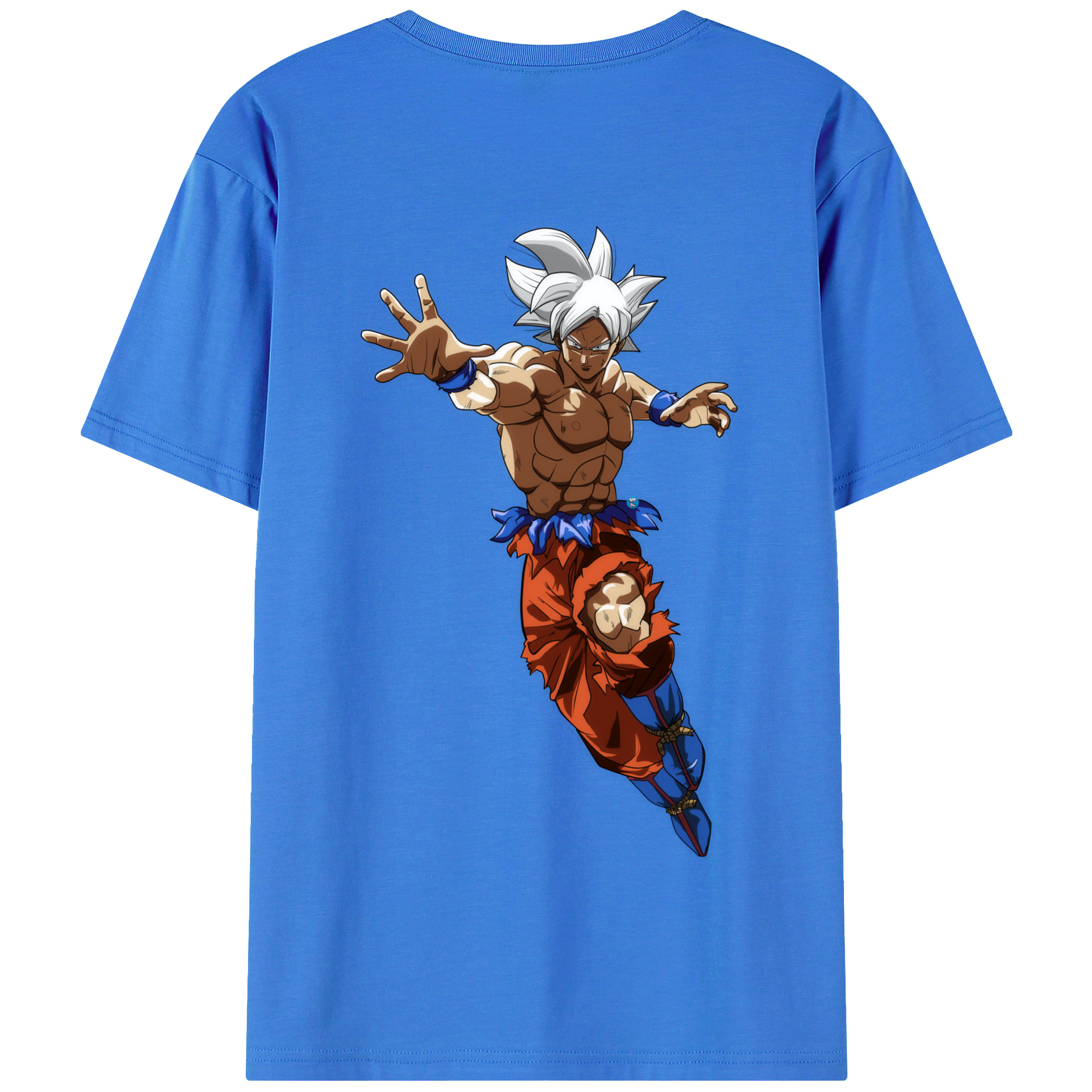 （画像用） ドラゴンボール 孫悟空（そん ごくう）Son Goku カカロット DRAGON BALL Kakarotto 綿100％半袖Tシャツ（背面プリント）