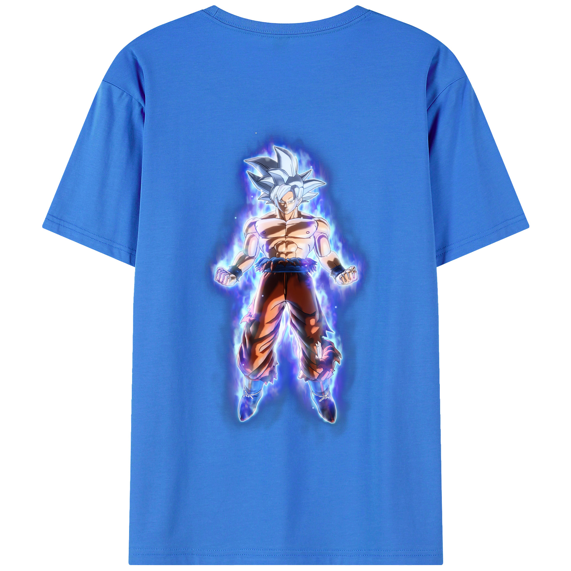 （画像用） ドラゴンボール 孫悟空（そん ごくう）Son Goku カカロット DRAGON BALL Kakarotto 綿100％半袖Tシャツ（背面プリント）