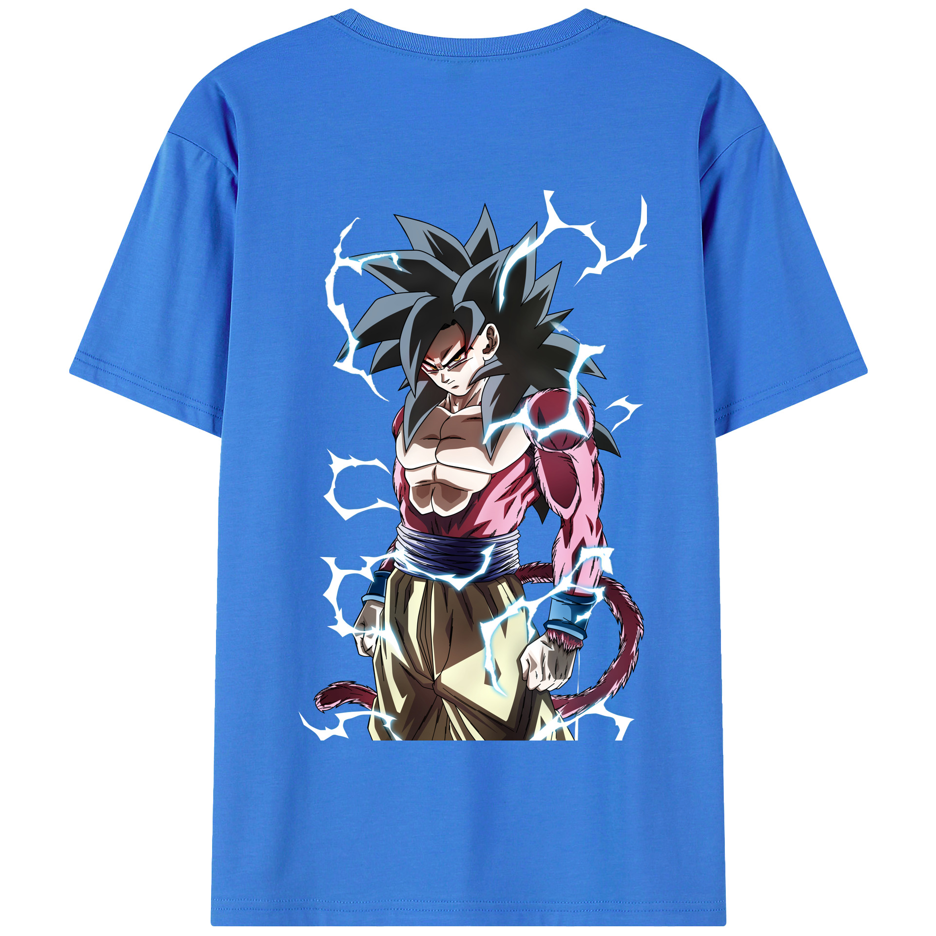 （画像用） ドラゴンボール 孫悟空（そん ごくう）Son Goku カカロット DRAGON BALL Kakarotto 綿100％半袖Tシャツ（背面プリント）