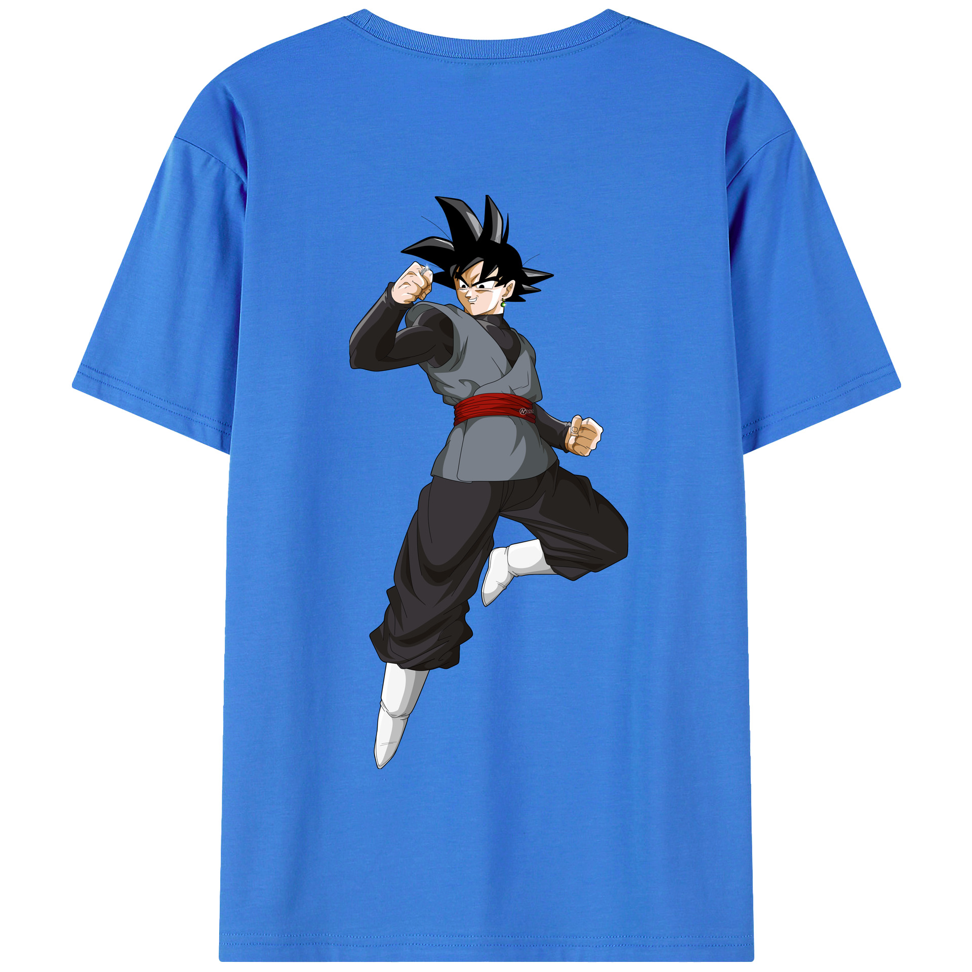 （画像用） ドラゴンボール ベジータ四世（Bejīta Yonsei）DRAGON BALL Vegeta IV 綿100％半袖Tシャツ（背面プリント）