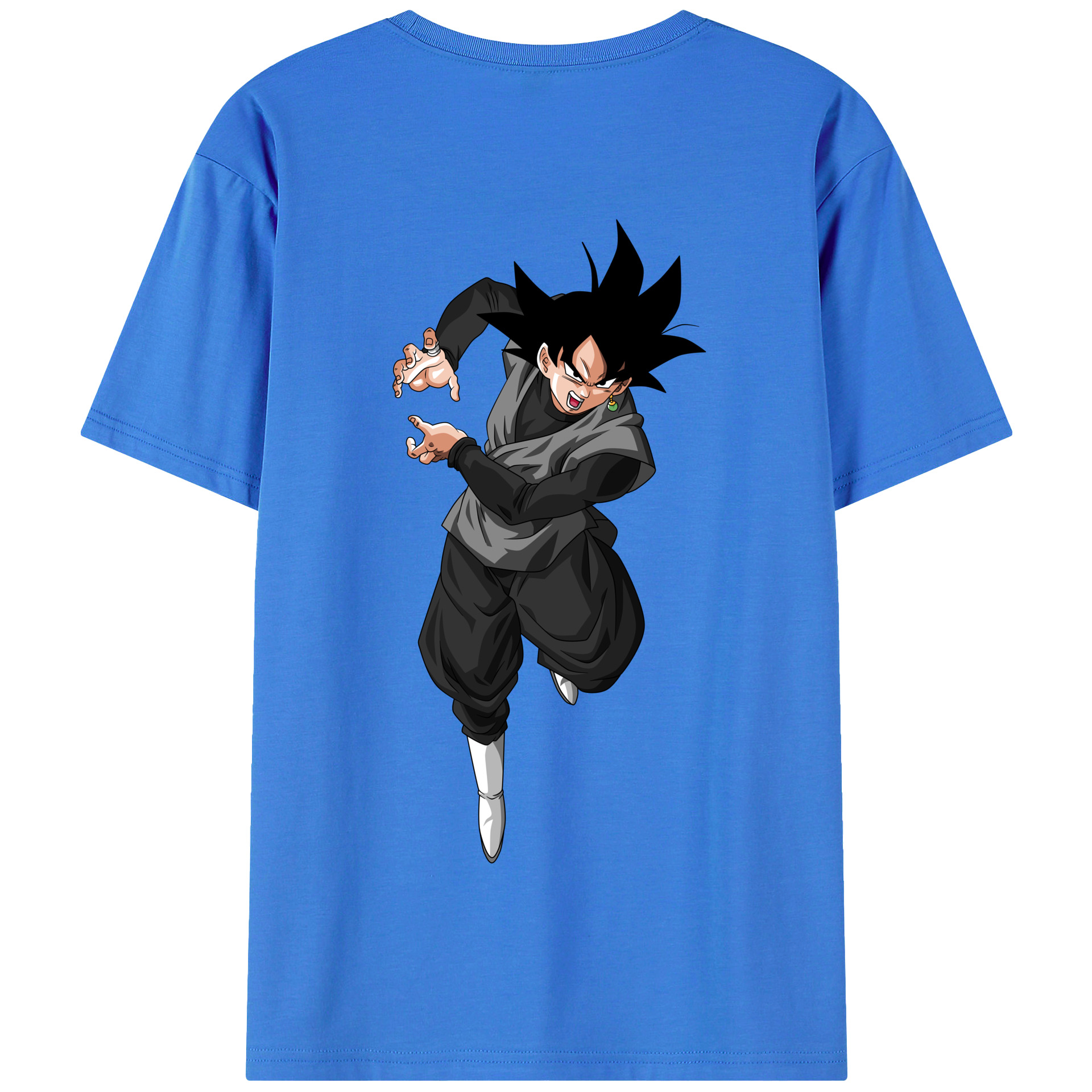 （画像用） ドラゴンボール ベジータ四世（Bejīta Yonsei）DRAGON BALL Vegeta IV 綿100％半袖Tシャツ（背面プリント）