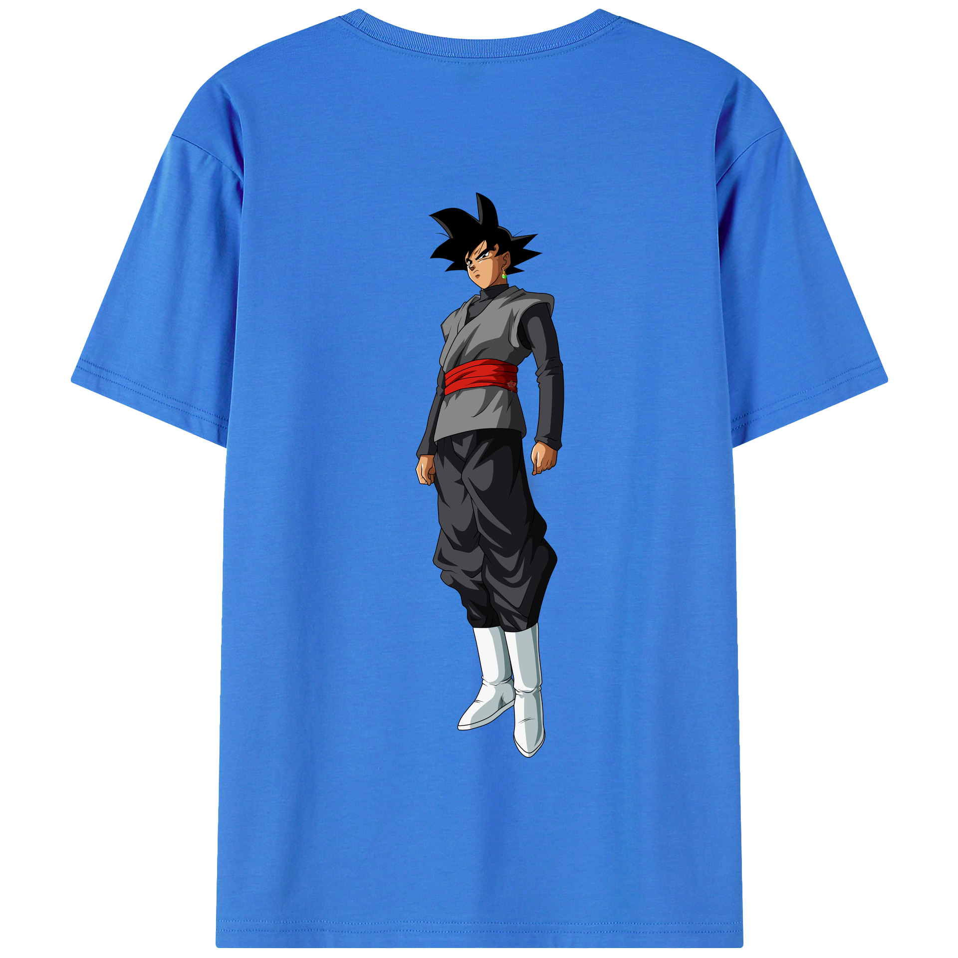 （画像用） ドラゴンボール ベジータ四世（Bejīta Yonsei）DRAGON BALL Vegeta IV 綿100％半袖Tシャツ（背面プリント）