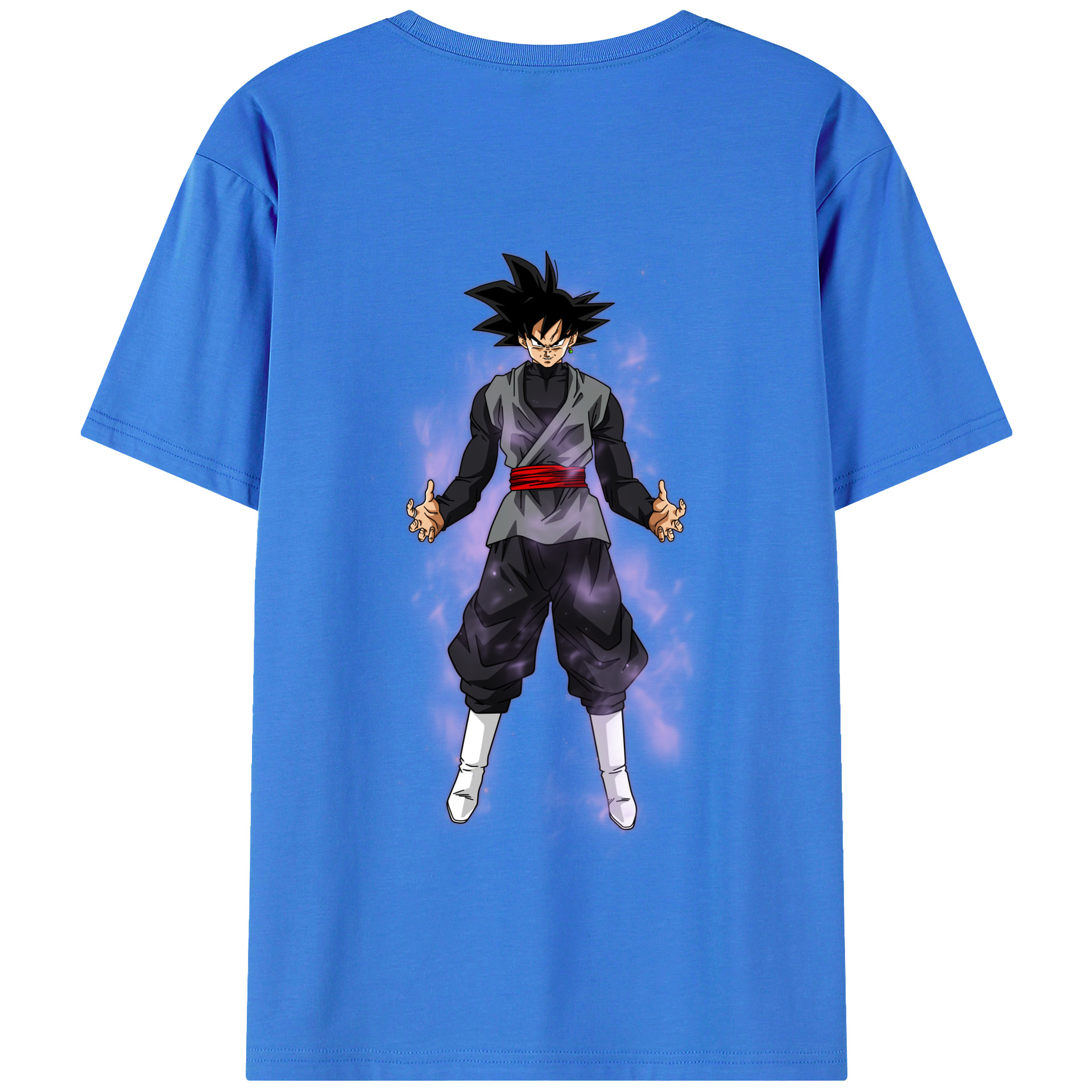 （画像用） ドラゴンボール ベジータ四世（Bejīta Yonsei）DRAGON BALL Vegeta IV 綿100％半袖Tシャツ（背面プリント）