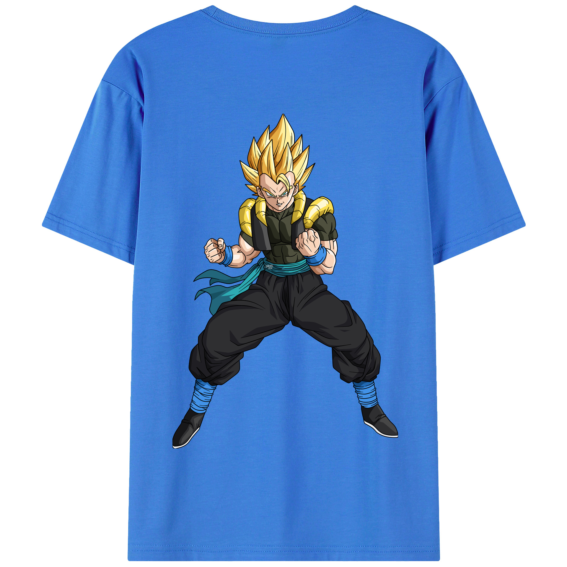 （画像用） ドラゴンボール ベジータ四世（Bejīta Yonsei）DRAGON BALL Vegeta IV 綿100％半袖Tシャツ（背面プリント）