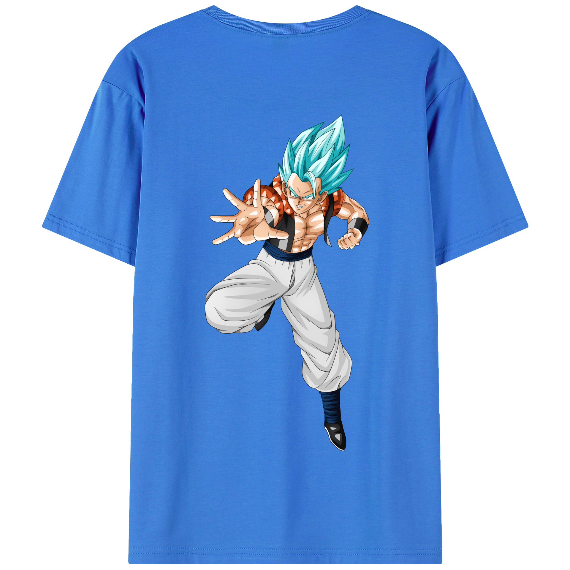 （画像用） ドラゴンボール ベジータ四世（Bejīta Yonsei）DRAGON BALL Vegeta IV 綿100％半袖Tシャツ（背面プリント）