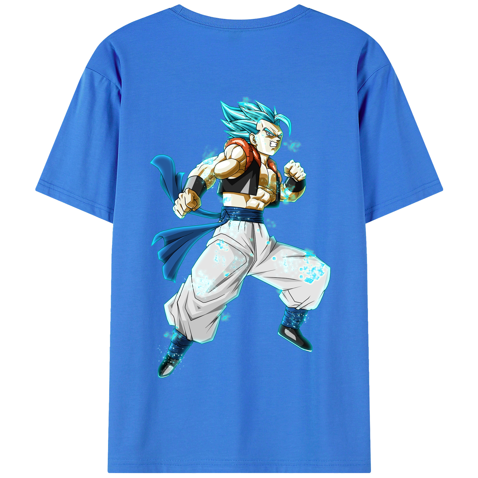 （画像用） ドラゴンボール ベジータ四世（Bejīta Yonsei）DRAGON BALL Vegeta IV 綿100％半袖Tシャツ（背面プリント）