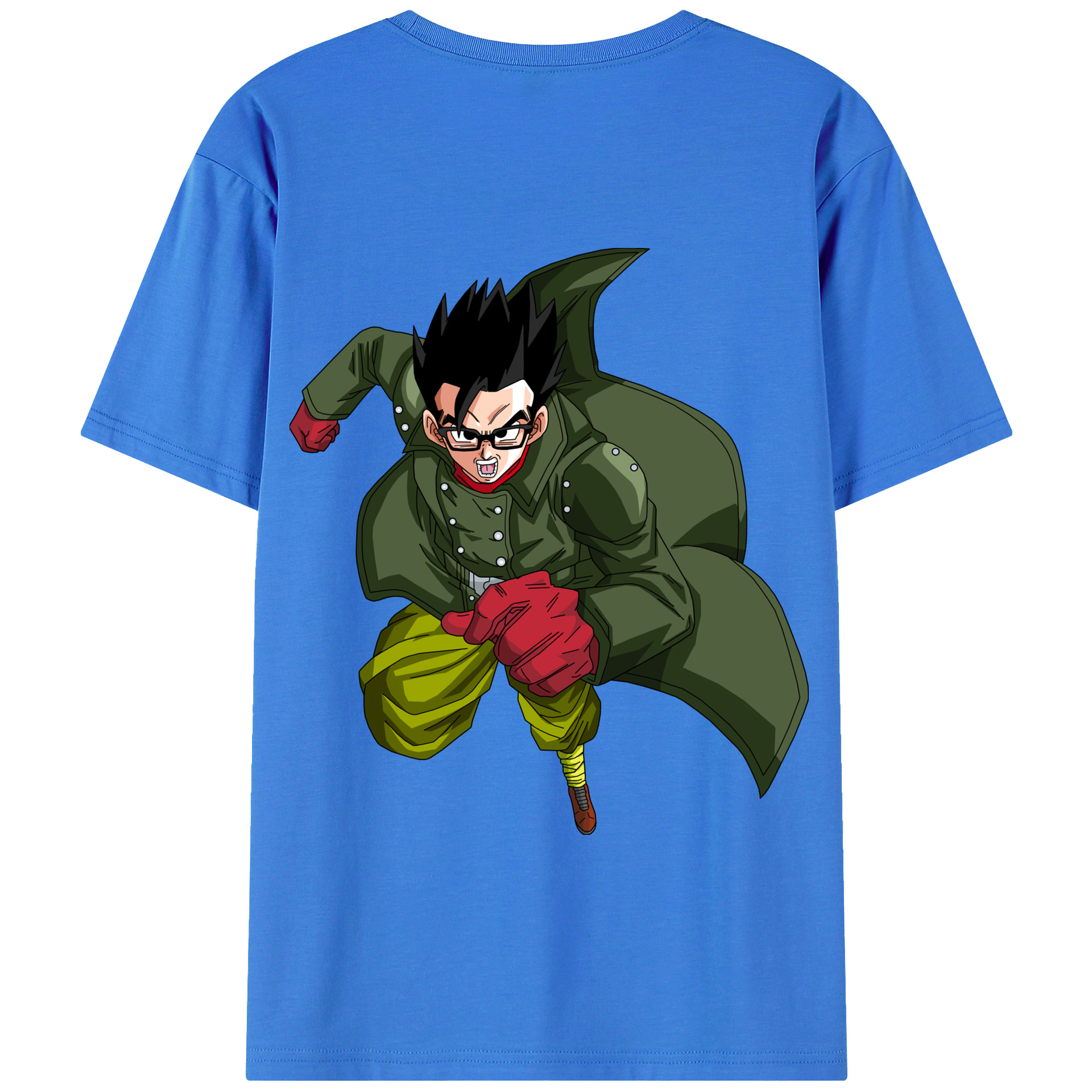 （画像用） ドラゴンボール 孫 悟飯（そんごはん）DRAGON BALL Son Gohan 綿100％半袖Tシャツ（背面プリント）