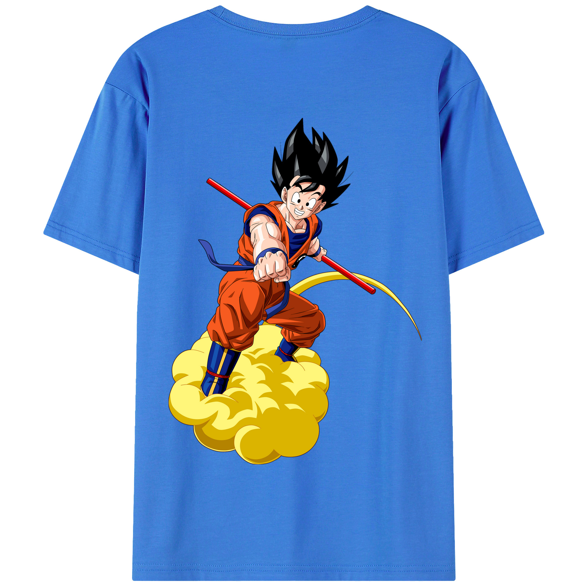 （画像用） ドラゴンボール 孫 悟飯（そんごはん）DRAGON BALL Son Gohan 綿100％半袖Tシャツ（背面プリント）