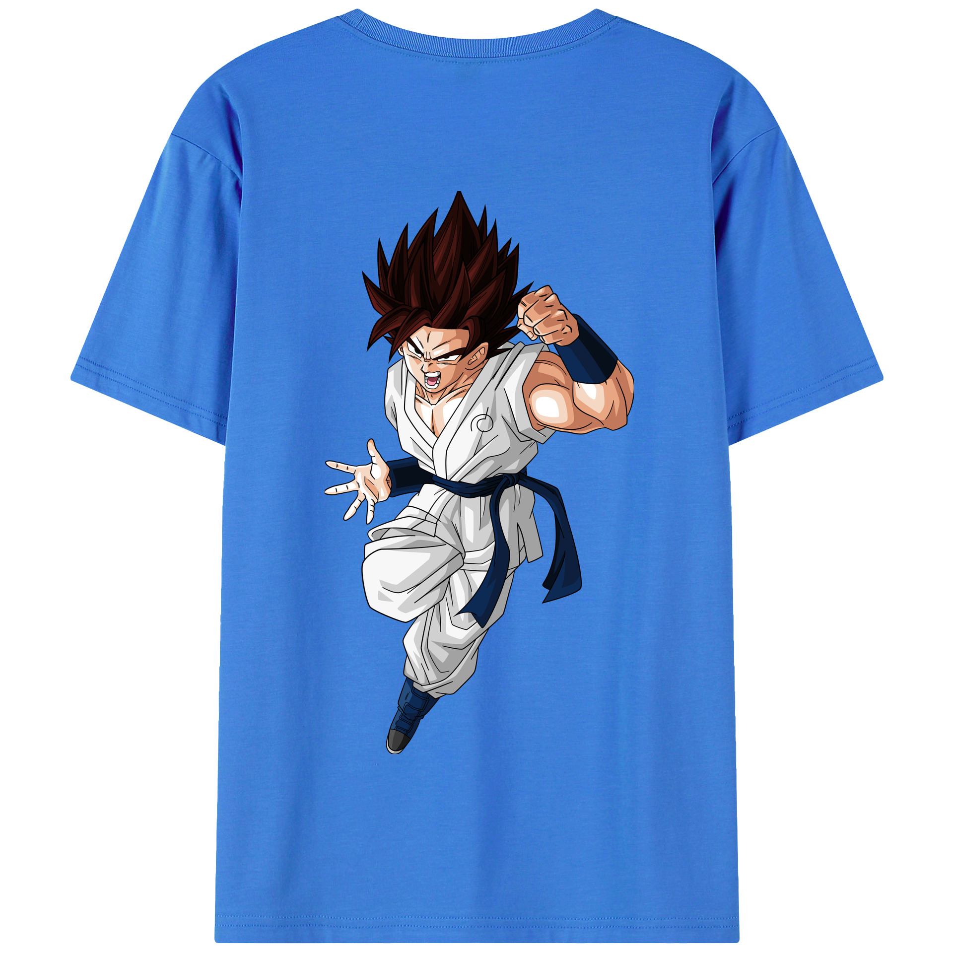 （画像用） ドラゴンボール 孫 悟飯（そんごはん）DRAGON BALL Son Gohan 綿100％半袖Tシャツ（背面プリント）