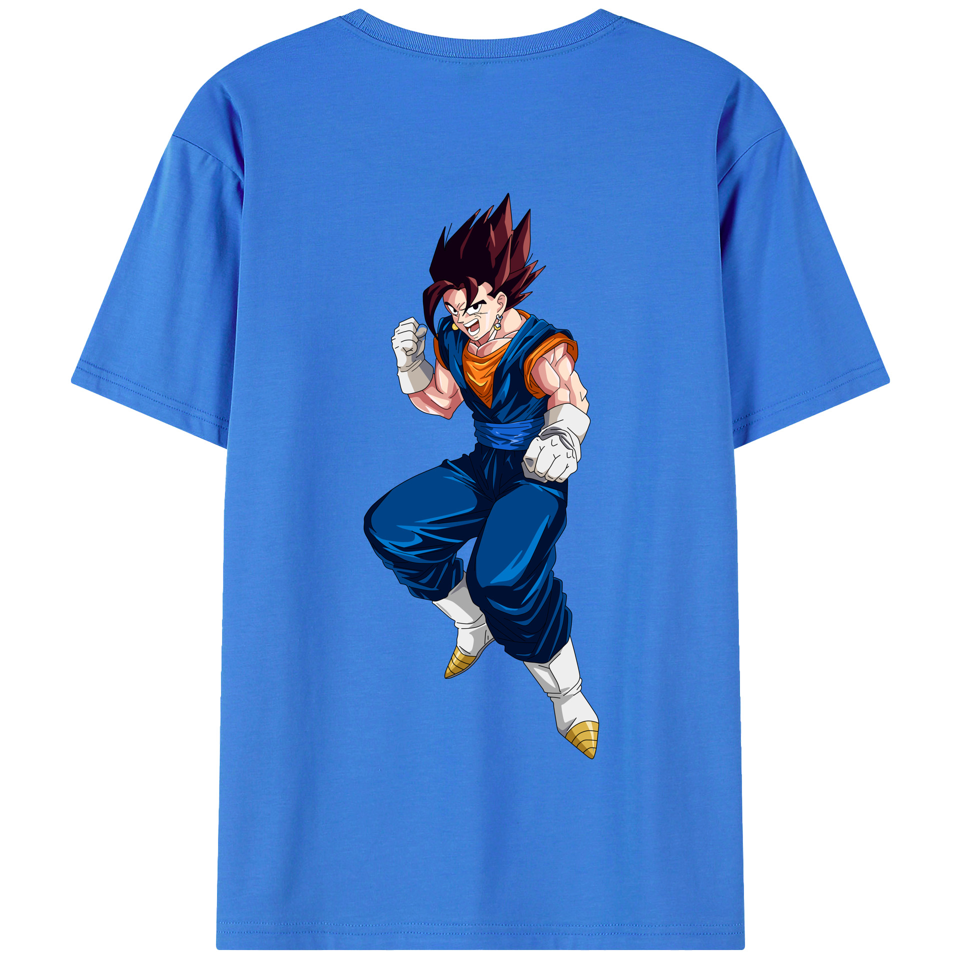 （画像用） ドラゴンボール 孫 悟飯（そんごはん）DRAGON BALL Son Gohan 綿100％半袖Tシャツ（背面プリント）