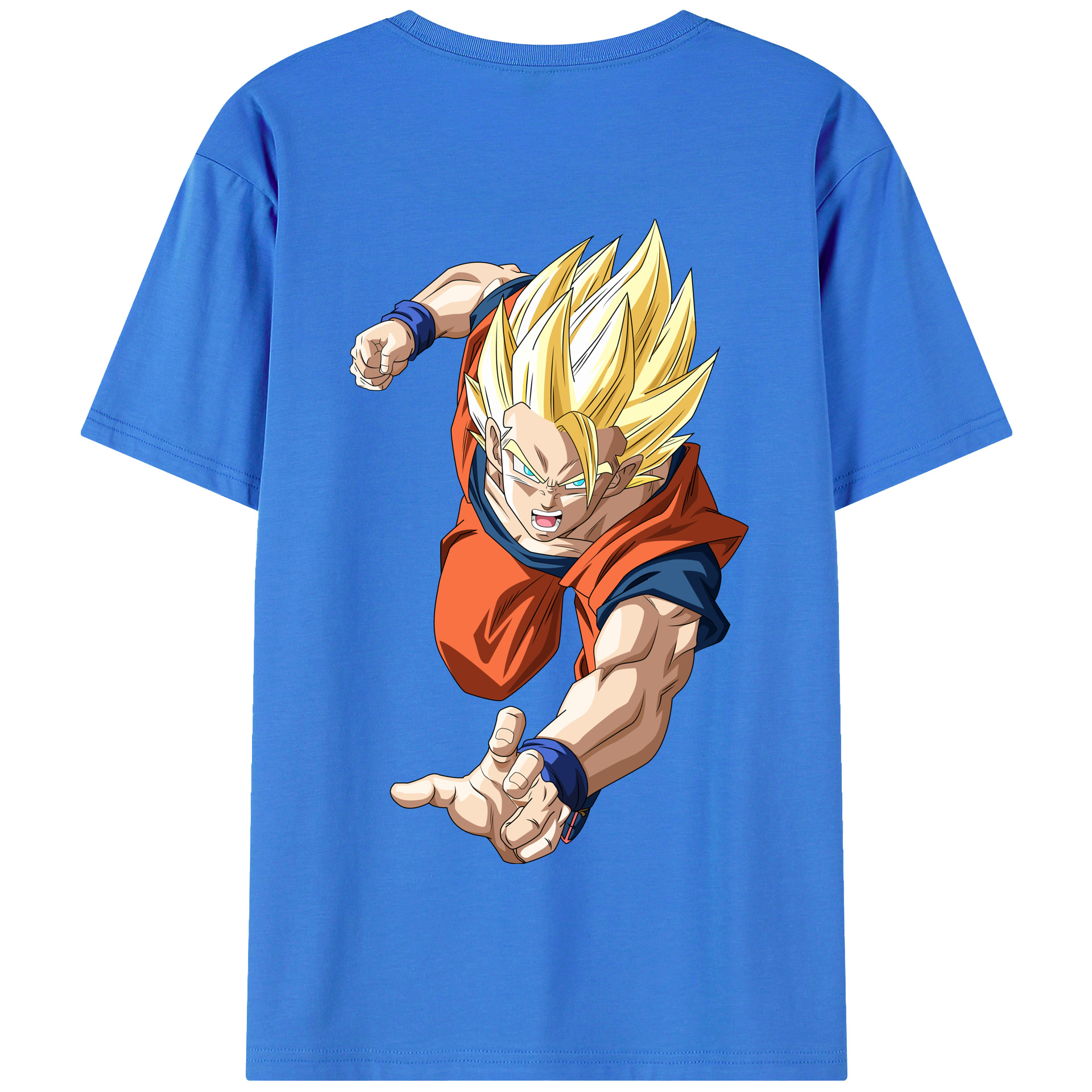 （画像用） ドラゴンボール 孫 悟飯（そんごはん）DRAGON BALL Son Gohan 綿100％半袖Tシャツ（背面プリント）