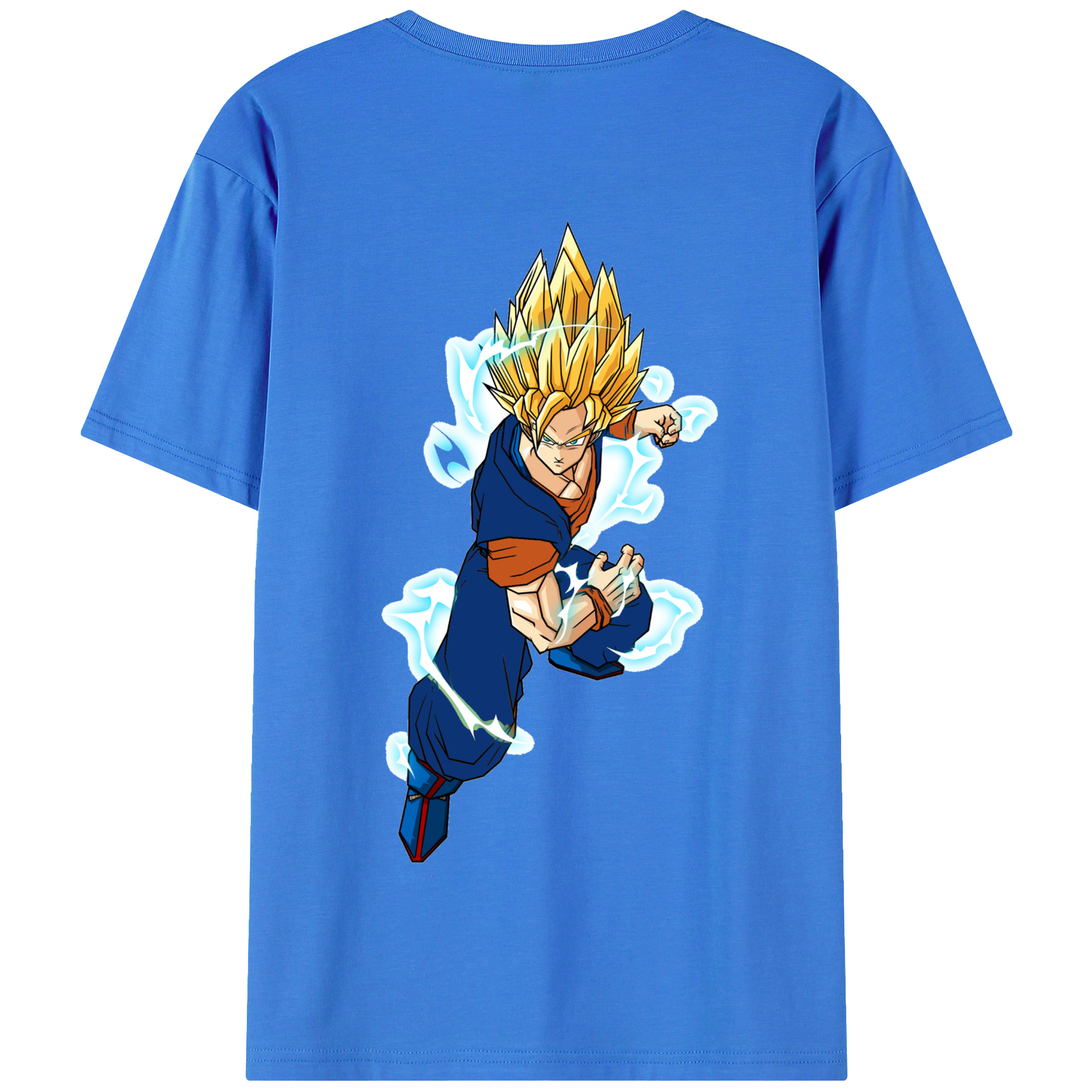 （画像用） ドラゴンボール 孫 悟飯（そんごはん）DRAGON BALL Son Gohan 綿100％半袖Tシャツ（背面プリント）