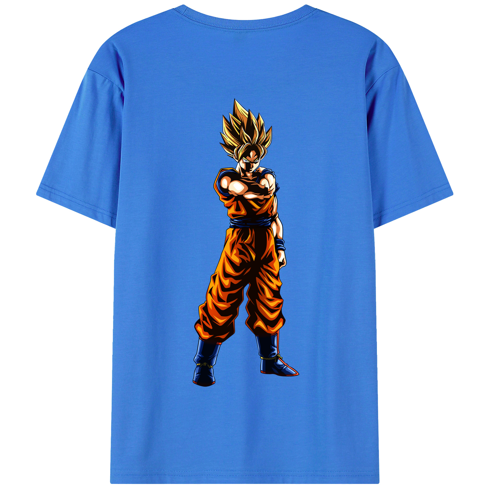 （画像用） ドラゴンボール 孫 悟飯（そんごはん）DRAGON BALL Son Gohan 綿100％半袖Tシャツ（背面プリント）