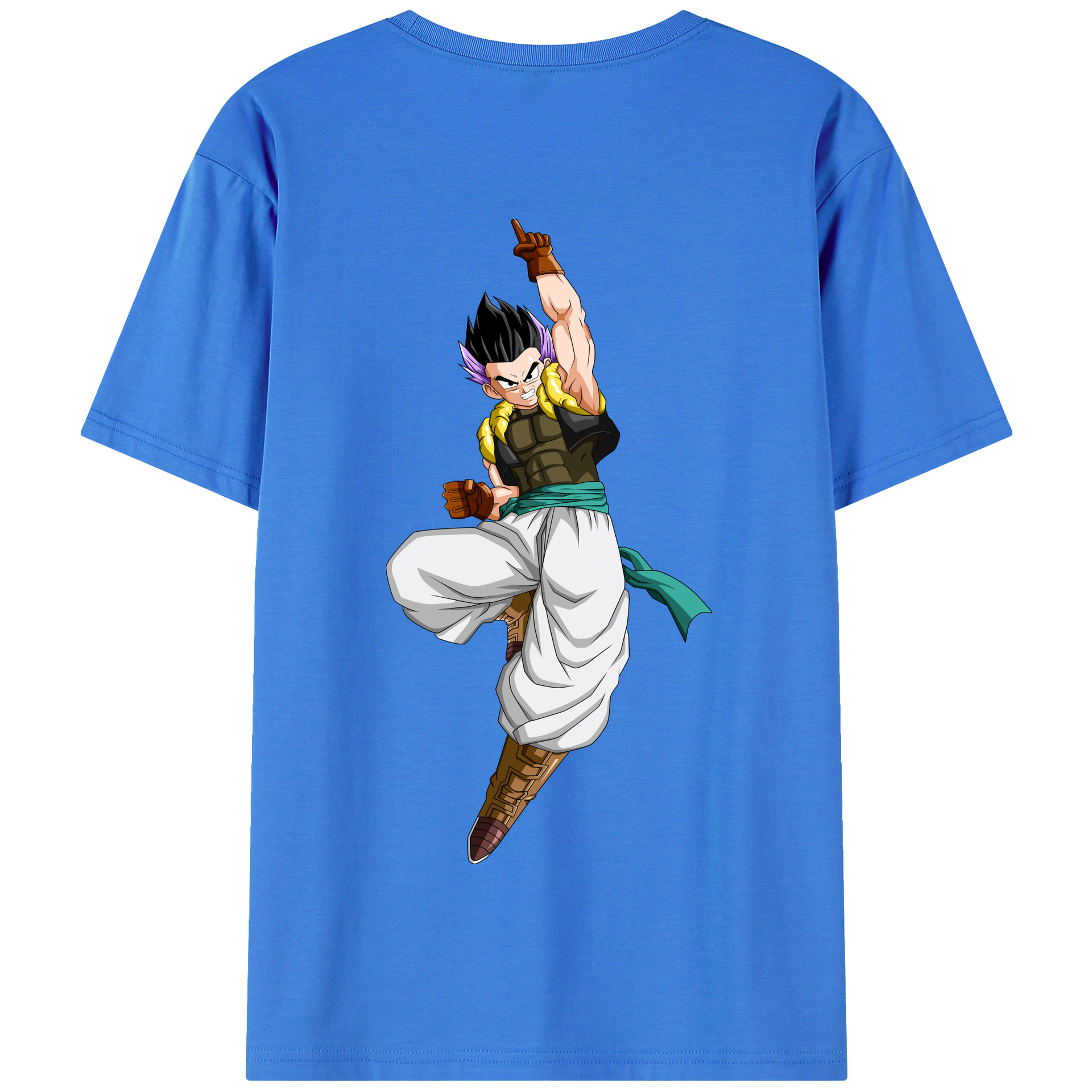 （画像用） ドラゴンボール 孫 悟飯（そんごはん）DRAGON BALL Son Gohan 綿100％半袖Tシャツ（背面プリント）