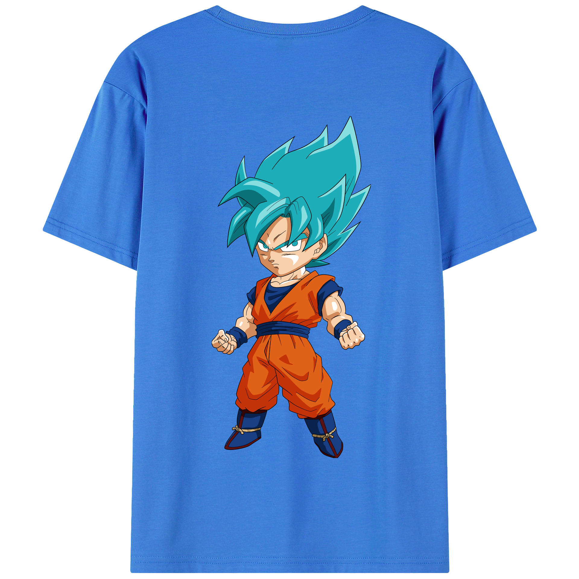 （画像用） ドラゴンボール 孫 悟飯（そんごはん）DRAGON BALL Son Gohan 綿100％半袖Tシャツ（背面プリント）