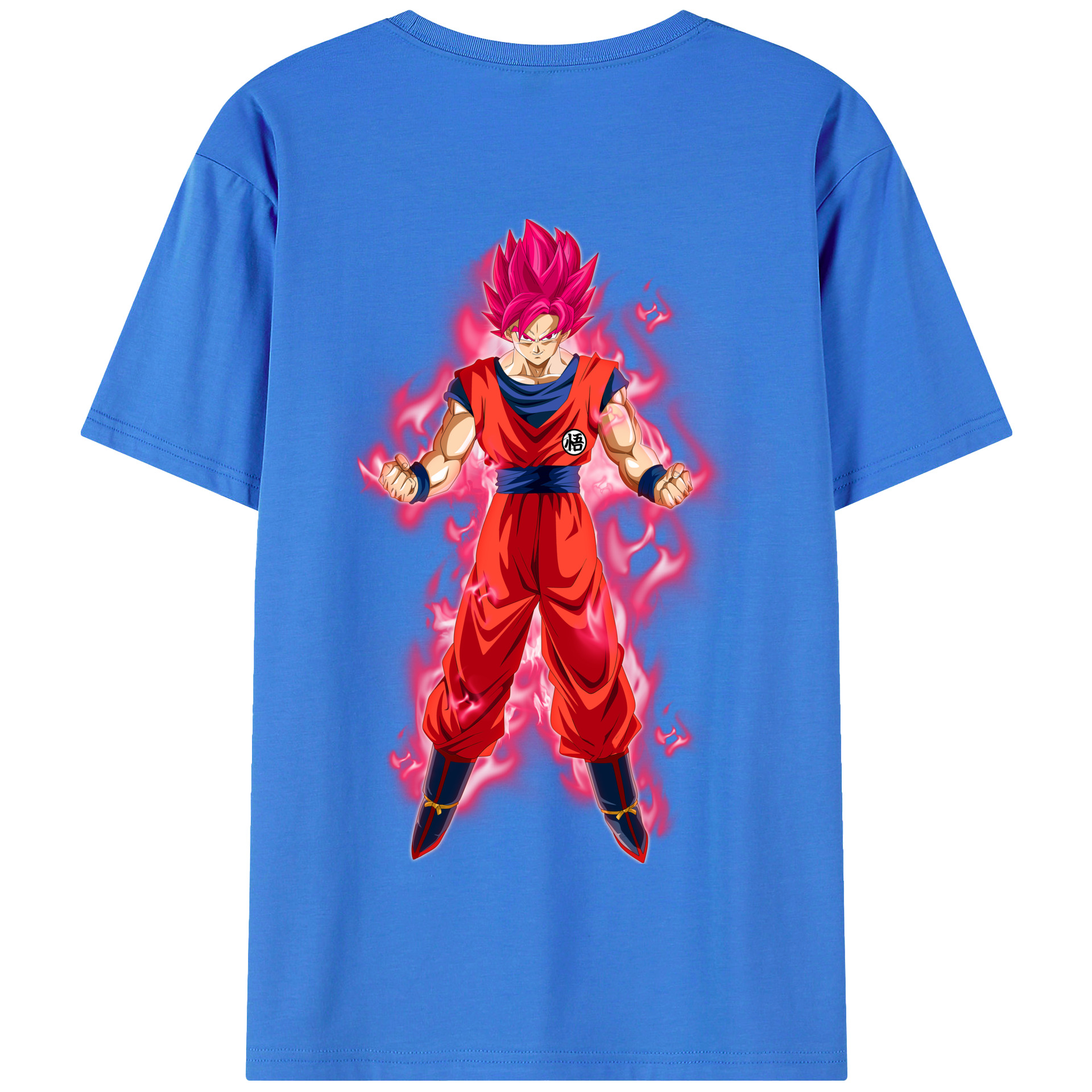 （画像用） ドラゴンボール 孫 悟飯（そんごはん）DRAGON BALL Son Gohan 綿100％半袖Tシャツ（背面プリント）