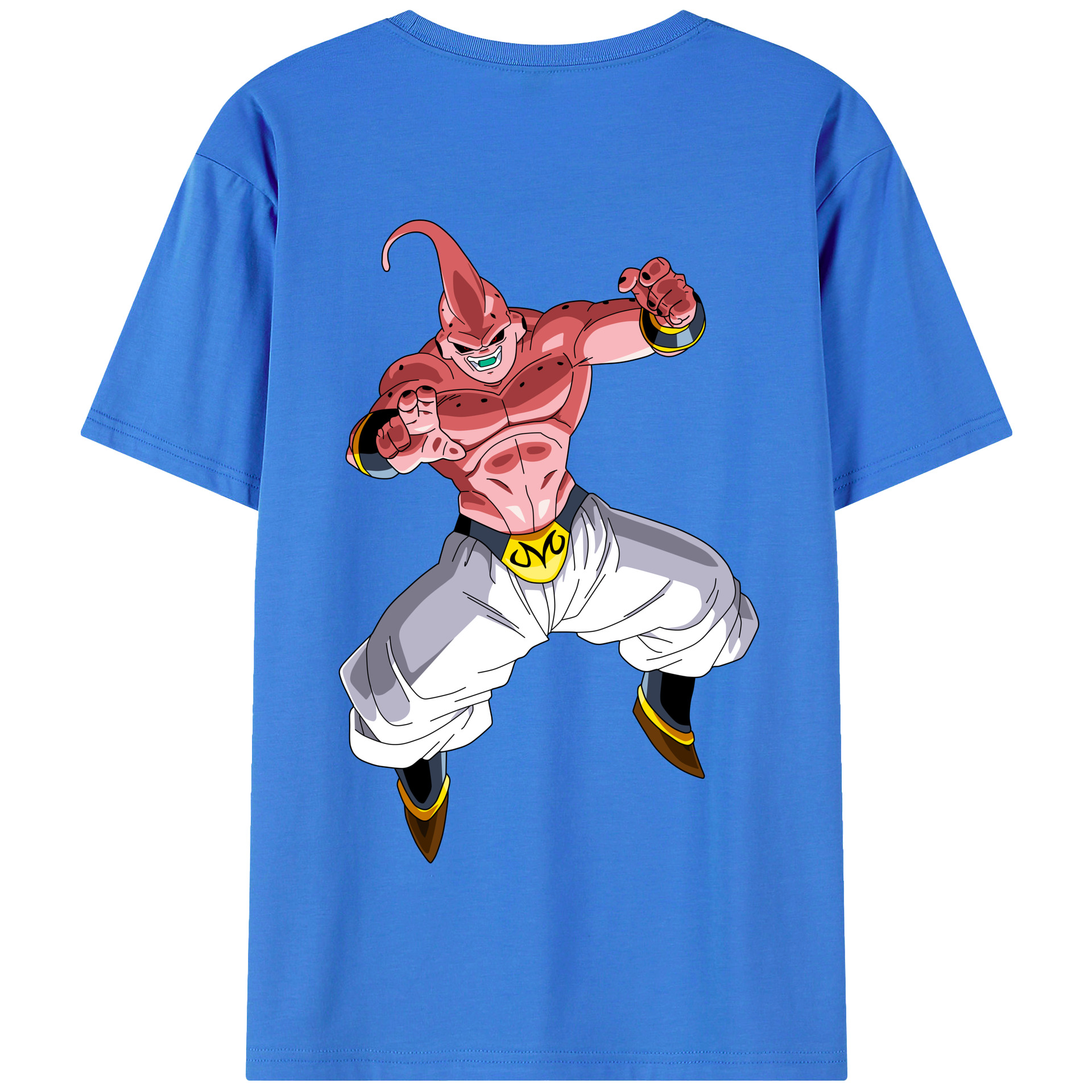 （画像用） ドラゴンボール 魔人ブウ DRAGON BALL Majin Buu 綿100％半袖Tシャツ（背面プリント）