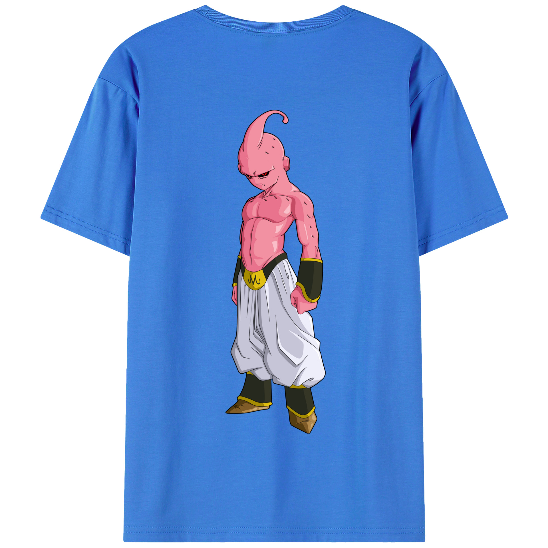 （画像用） ドラゴンボール 魔人ブウ DRAGON BALL Majin Buu 綿100％半袖Tシャツ（背面プリント）