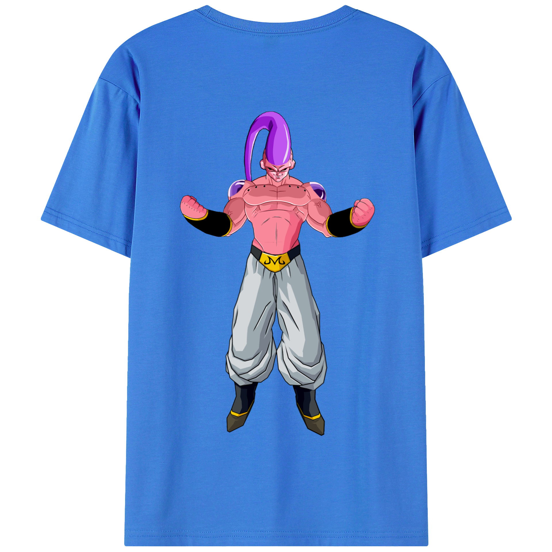 （画像用） ドラゴンボール 魔人ブウ DRAGON BALL Majin Buu 綿100％半袖Tシャツ（背面プリント）