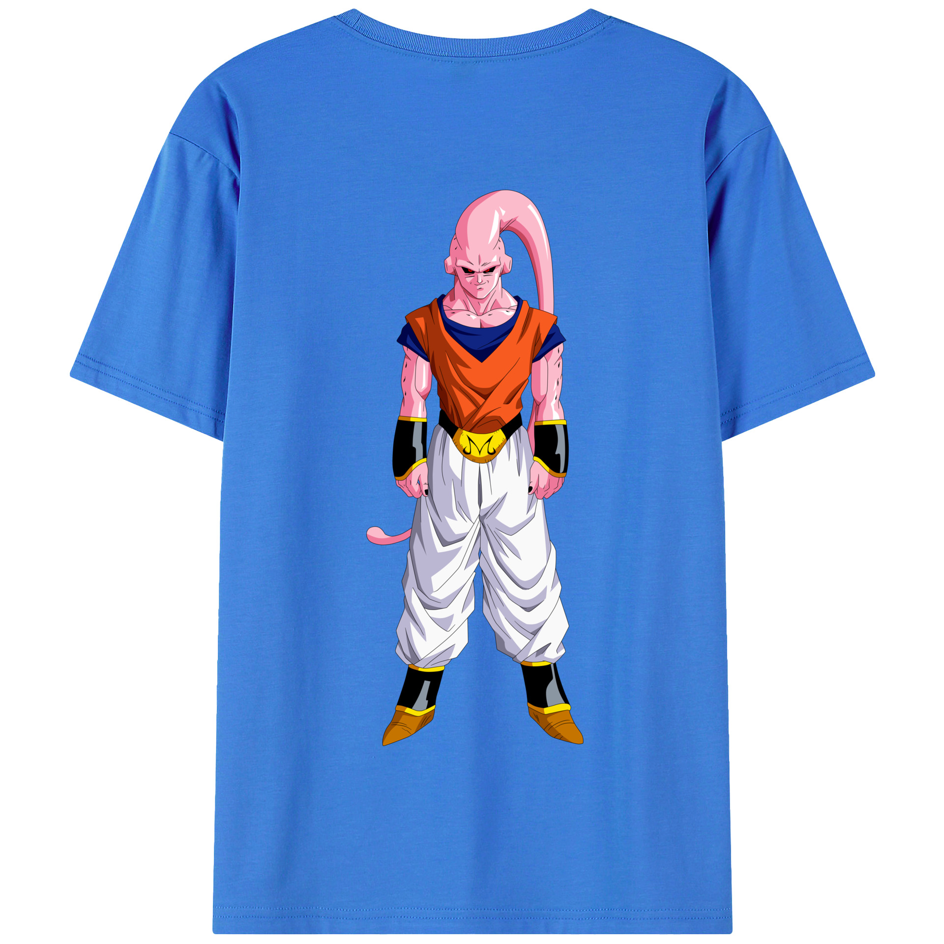 （画像用） ドラゴンボール 魔人ブウ DRAGON BALL Majin Buu 綿100％半袖Tシャツ（背面プリント）