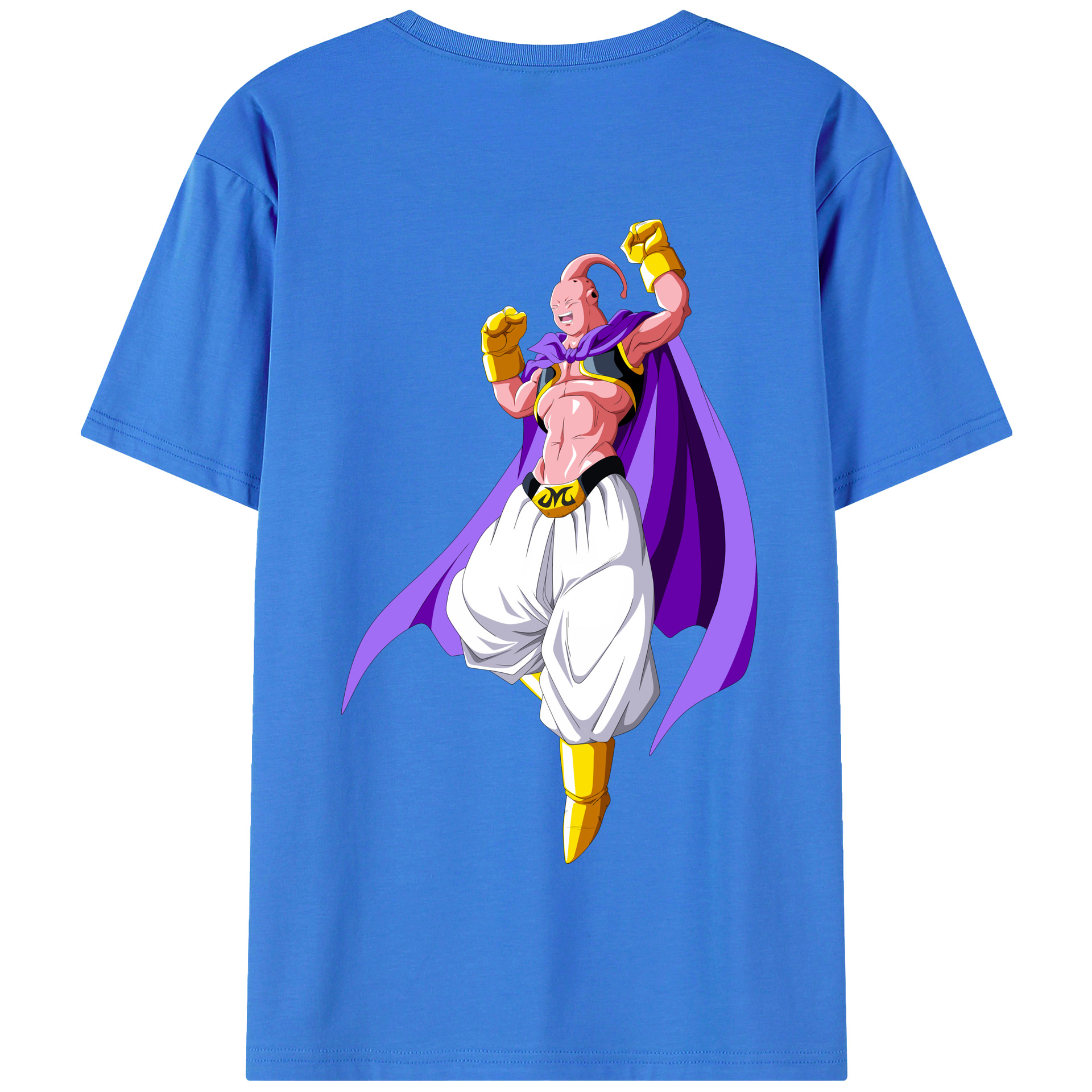 （画像用） ドラゴンボール 魔人ブウ DRAGON BALL Majin Buu 綿100％半袖Tシャツ（背面プリント）