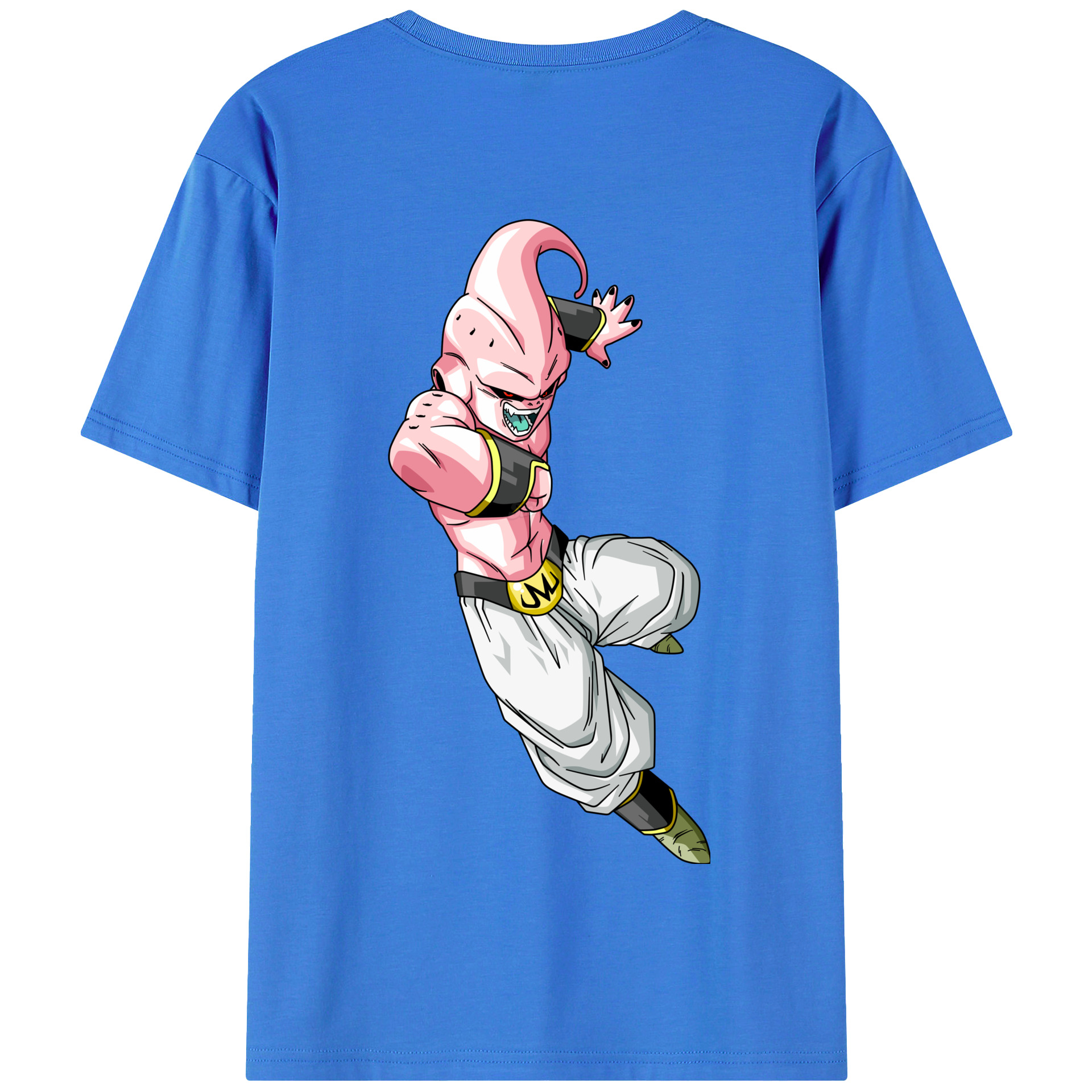 （画像用） ドラゴンボール 魔人ブウ DRAGON BALL Majin Buu 綿100％半袖Tシャツ（背面プリント）