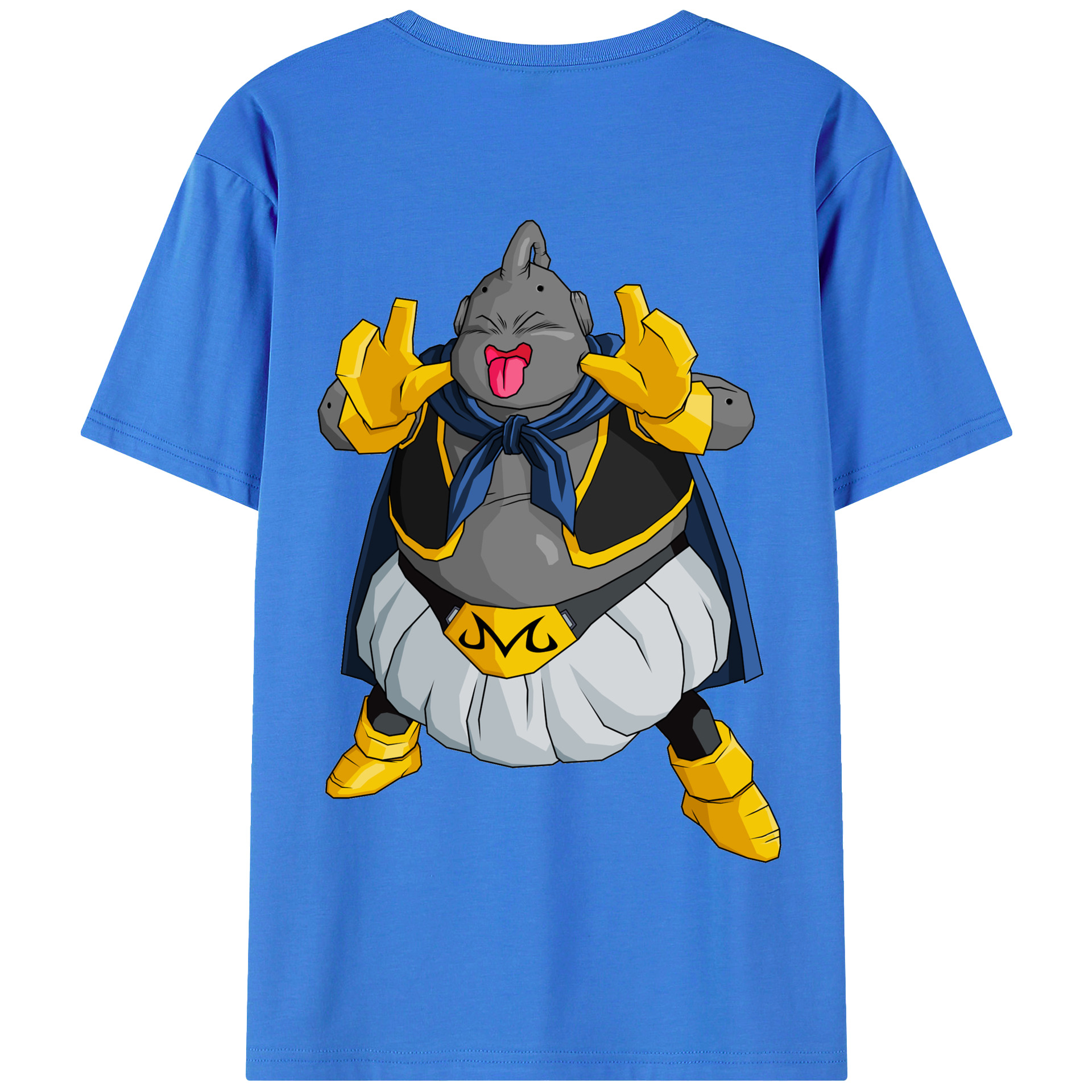 （画像用） ドラゴンボール 魔人ブウ DRAGON BALL Majin Buu 綿100％半袖Tシャツ（背面プリント）