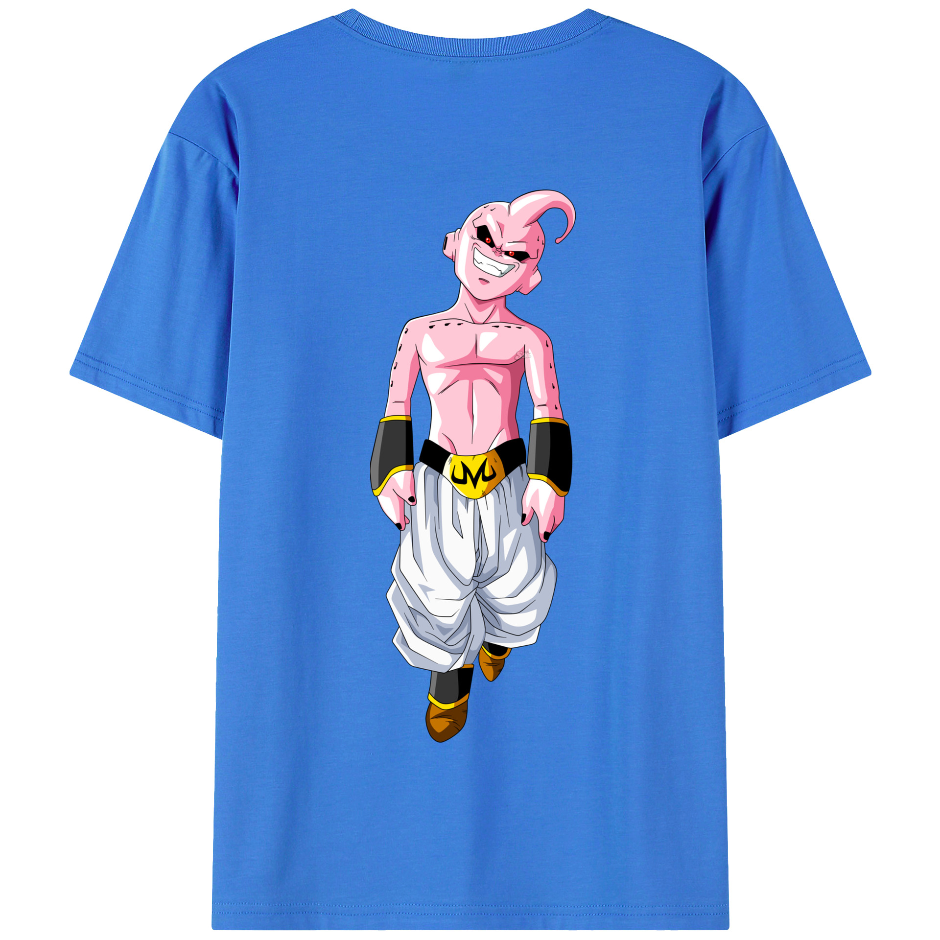（画像用） ドラゴンボール 魔人ブウ DRAGON BALL Majin Buu 綿100％半袖Tシャツ（背面プリント）