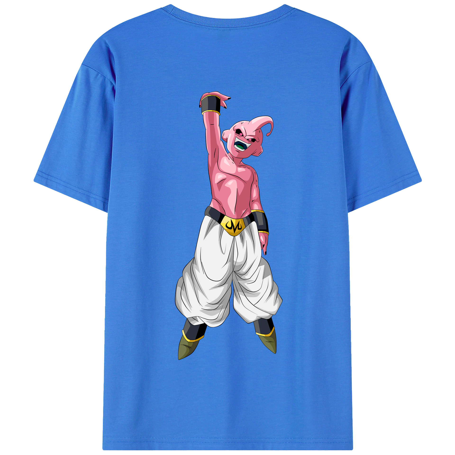 （画像用） ドラゴンボール 魔人ブウ DRAGON BALL Majin Buu 綿100％半袖Tシャツ（背面プリント）