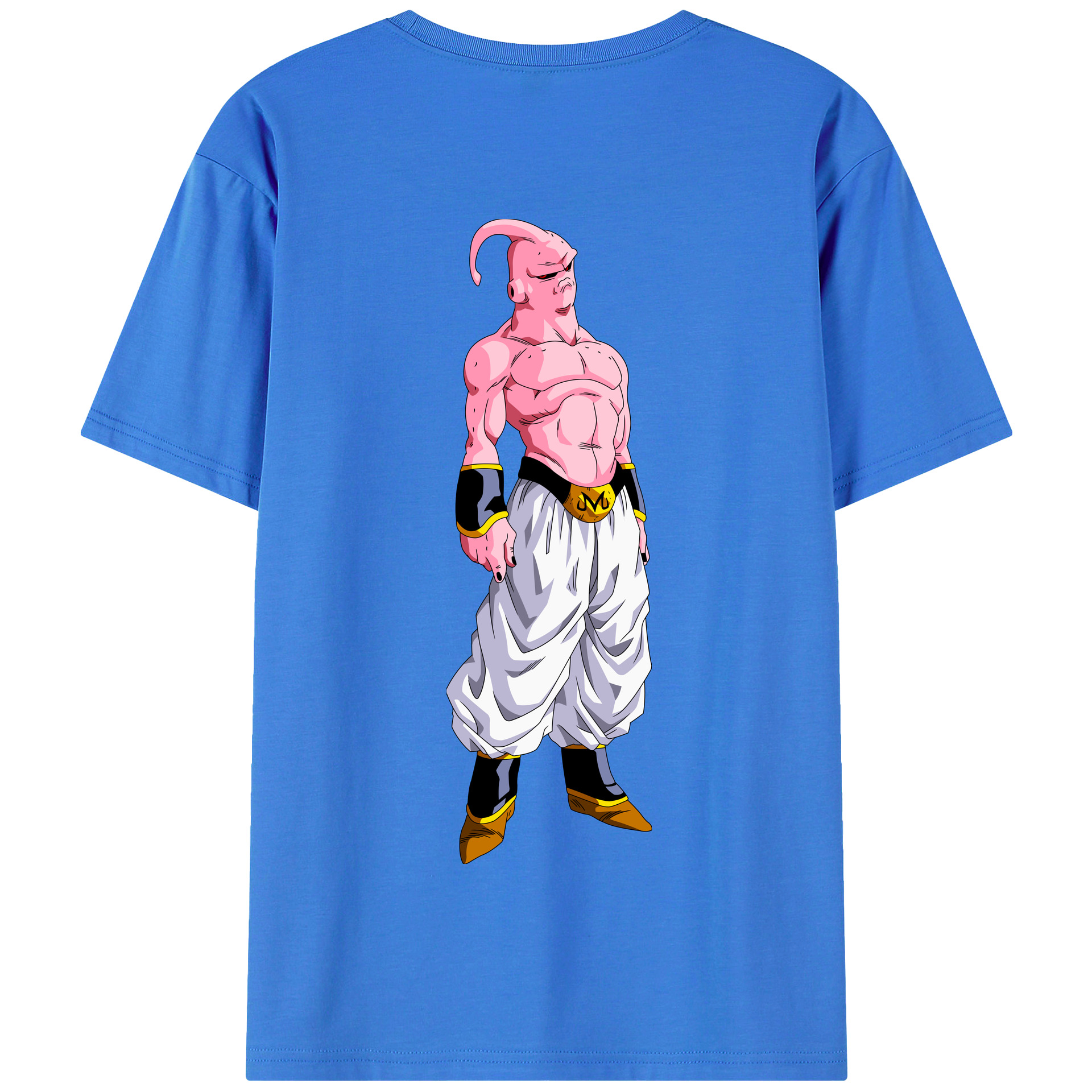 （画像用） ドラゴンボール 魔人ブウ DRAGON BALL Majin Buu 綿100％半袖Tシャツ（背面プリント）