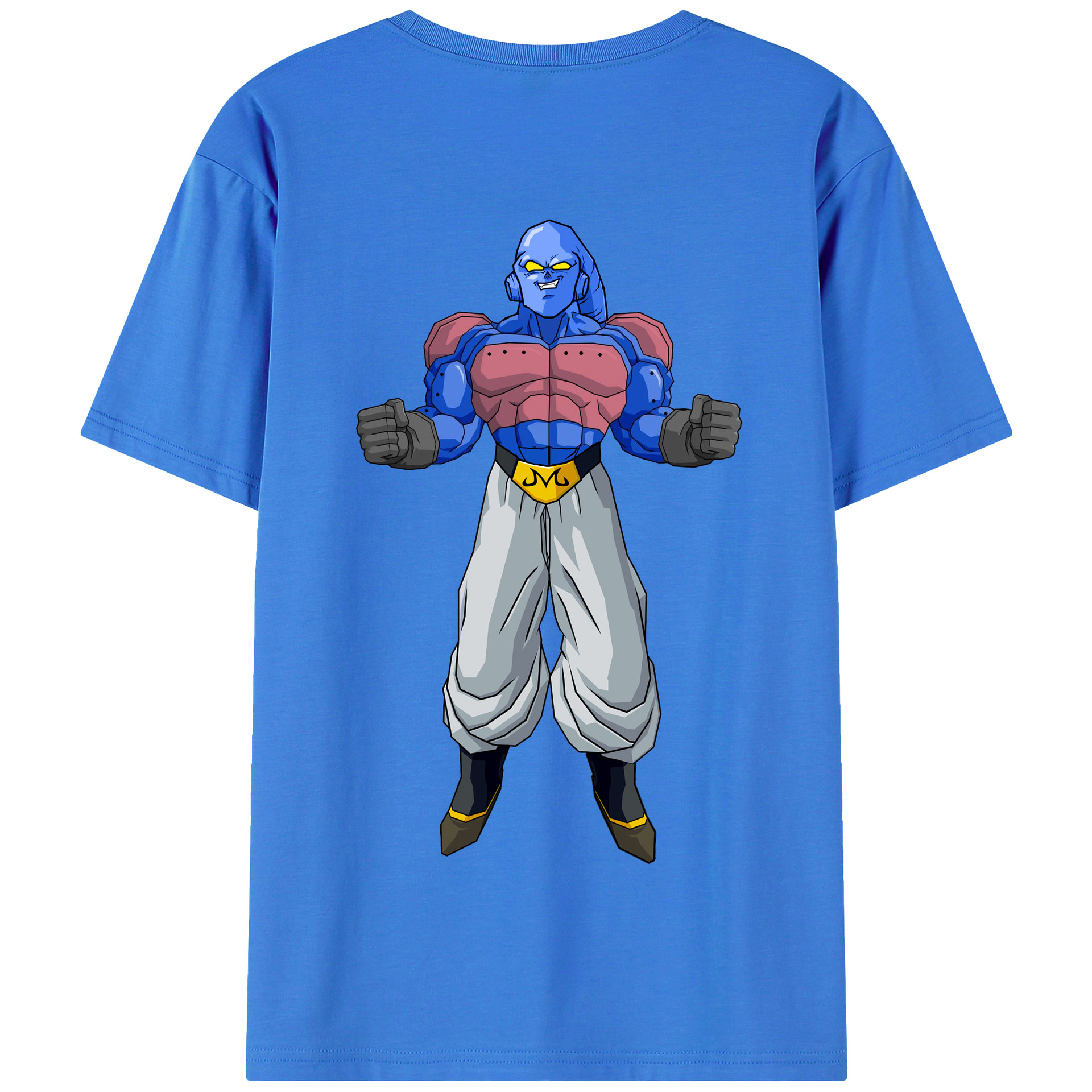（画像用） ドラゴンボール 魔人ブウ DRAGON BALL Majin Buu 綿100％半袖Tシャツ（背面プリント）