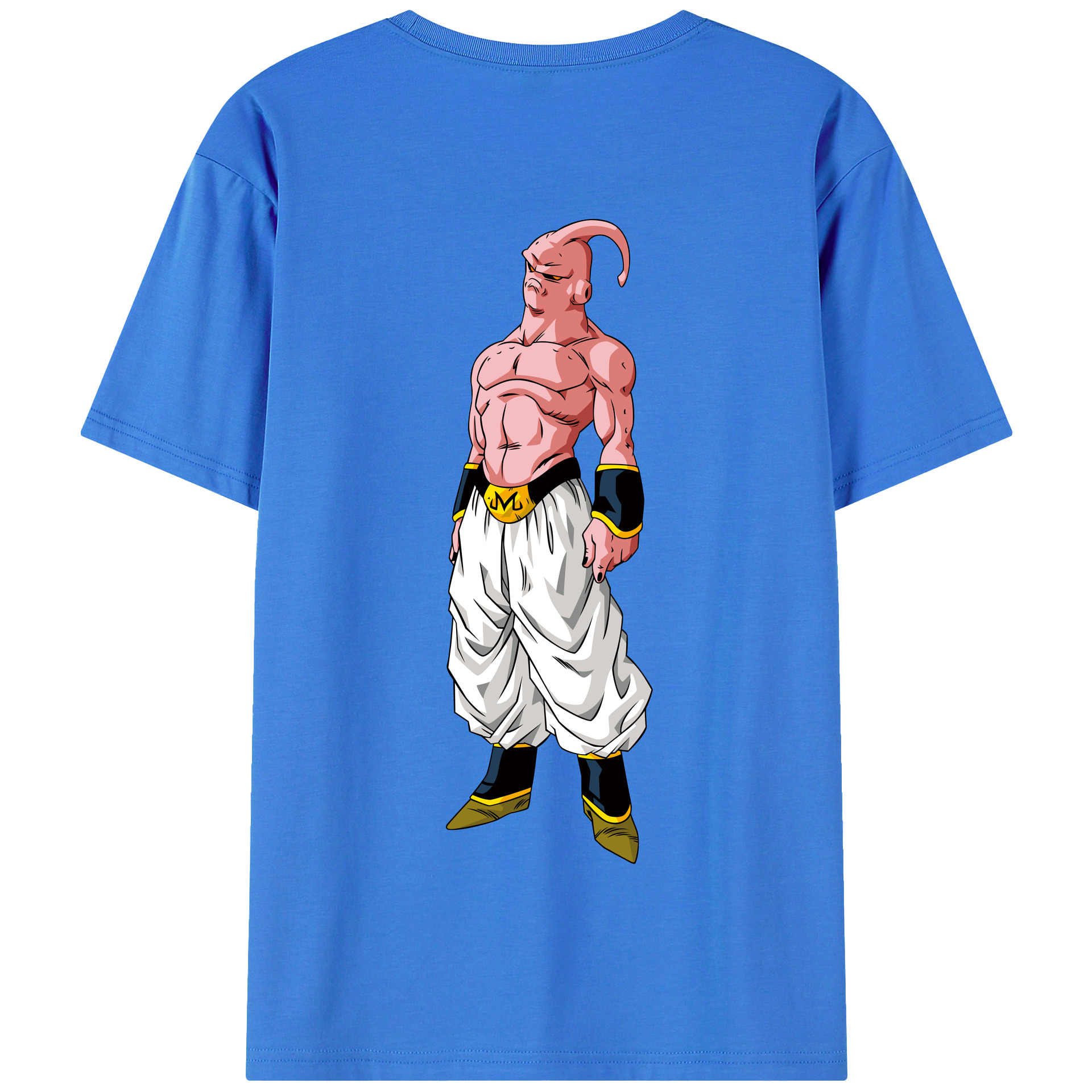 （画像用） ドラゴンボール 魔人ブウ DRAGON BALL Majin Buu 綿100％半袖Tシャツ（背面プリント）