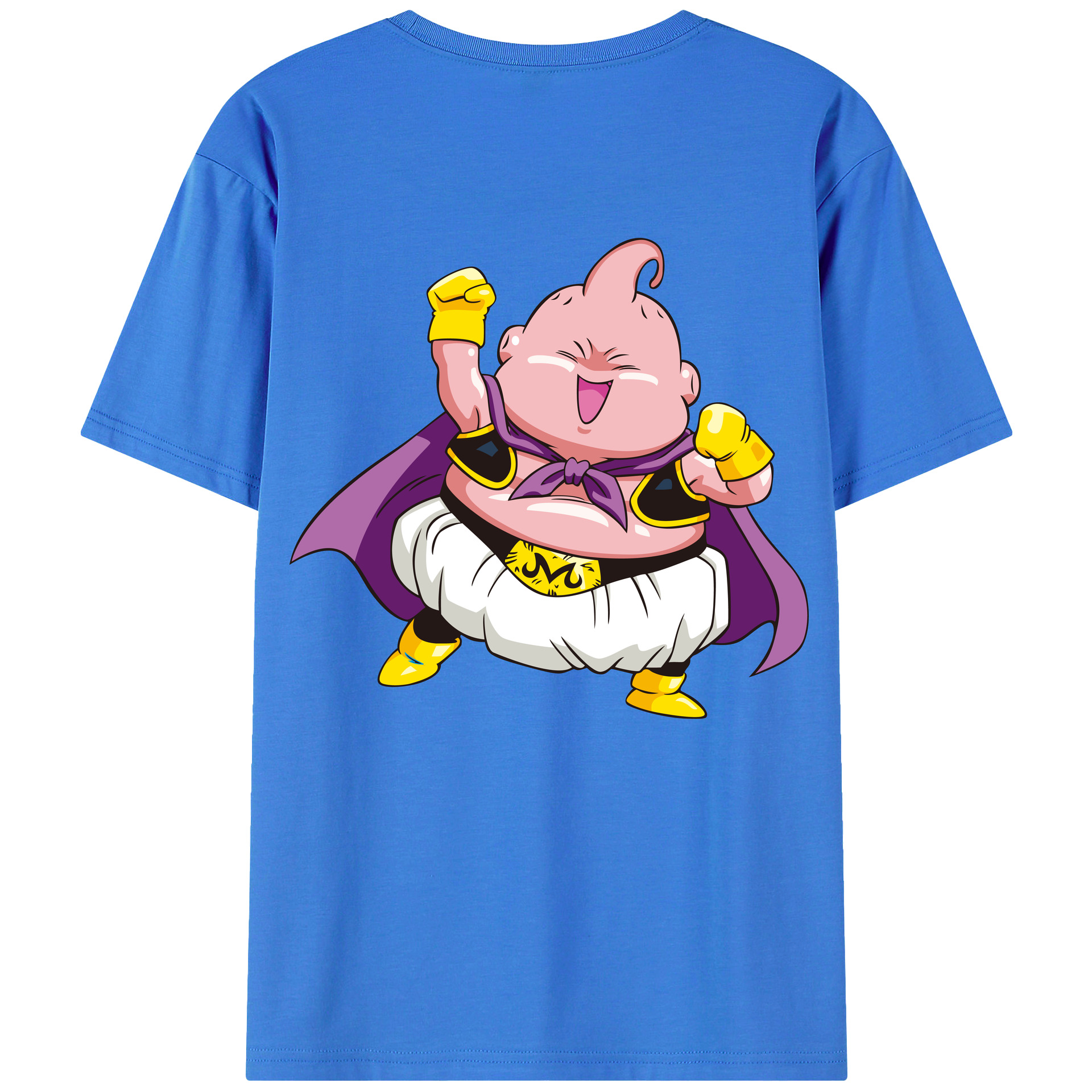 （画像用） ドラゴンボール 魔人ブウ DRAGON BALL Majin Buu 綿100％半袖Tシャツ（背面プリント）