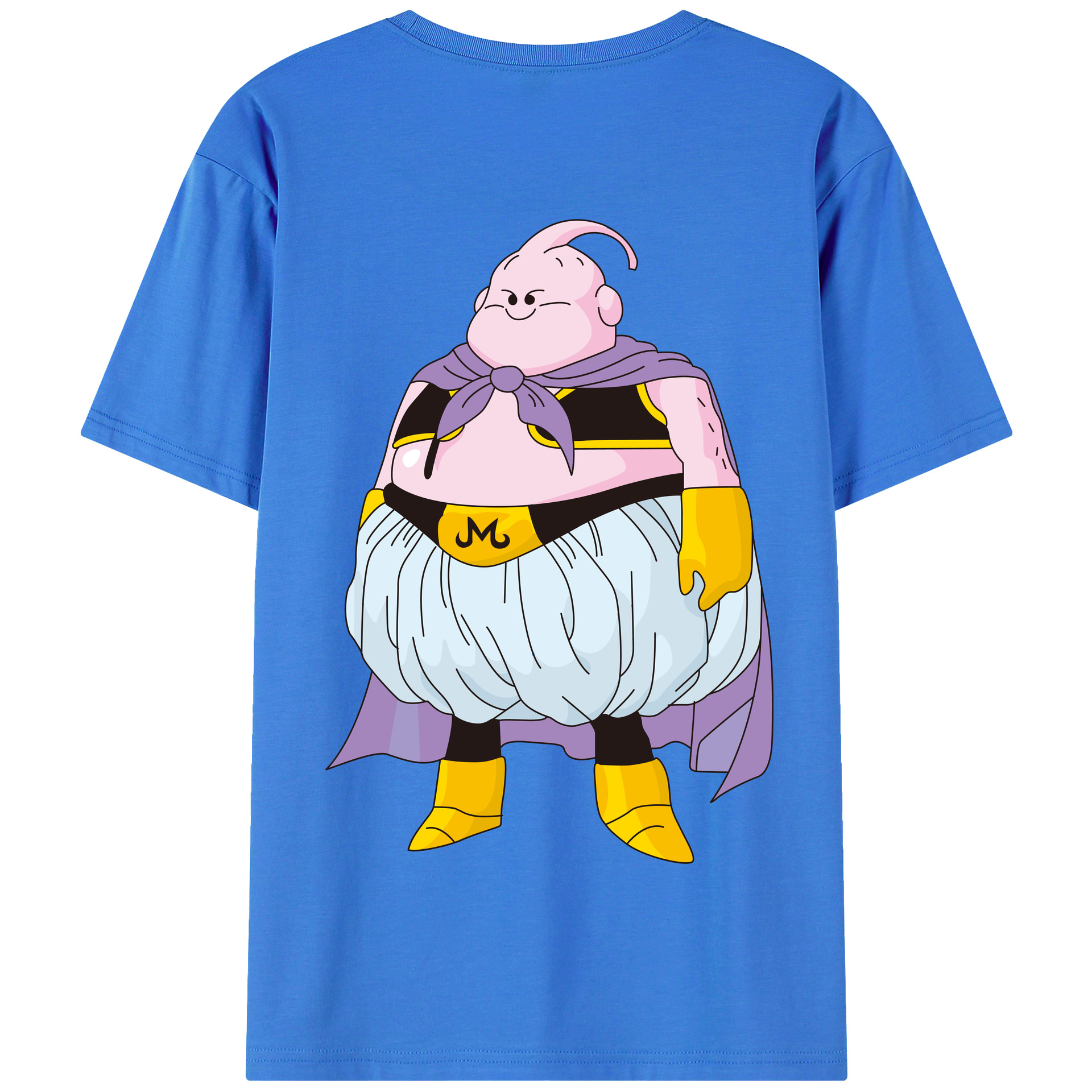 （画像用） ドラゴンボール 魔人ブウ DRAGON BALL Majin Buu 綿100％半袖Tシャツ（背面プリント）