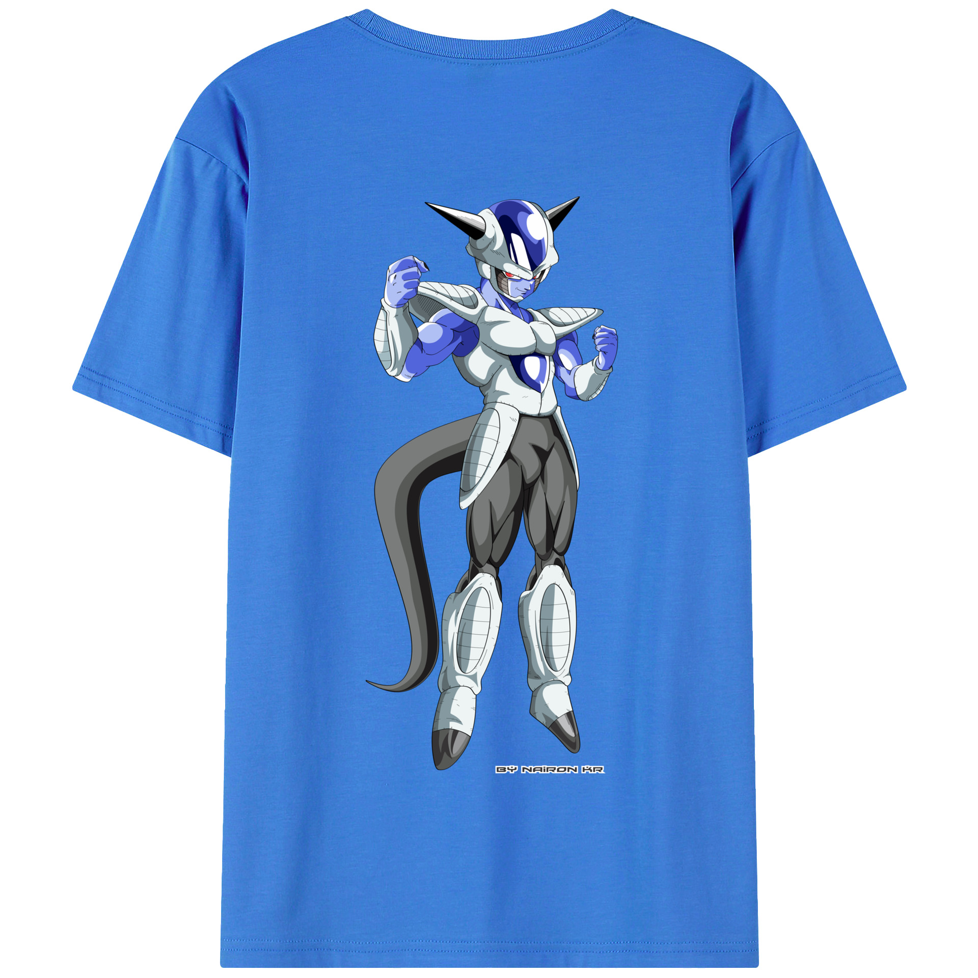 （画像用） ドラゴンボール フリーザ DRAGON BALL Frieza 綿100％半袖Tシャツ（背面プリント）
