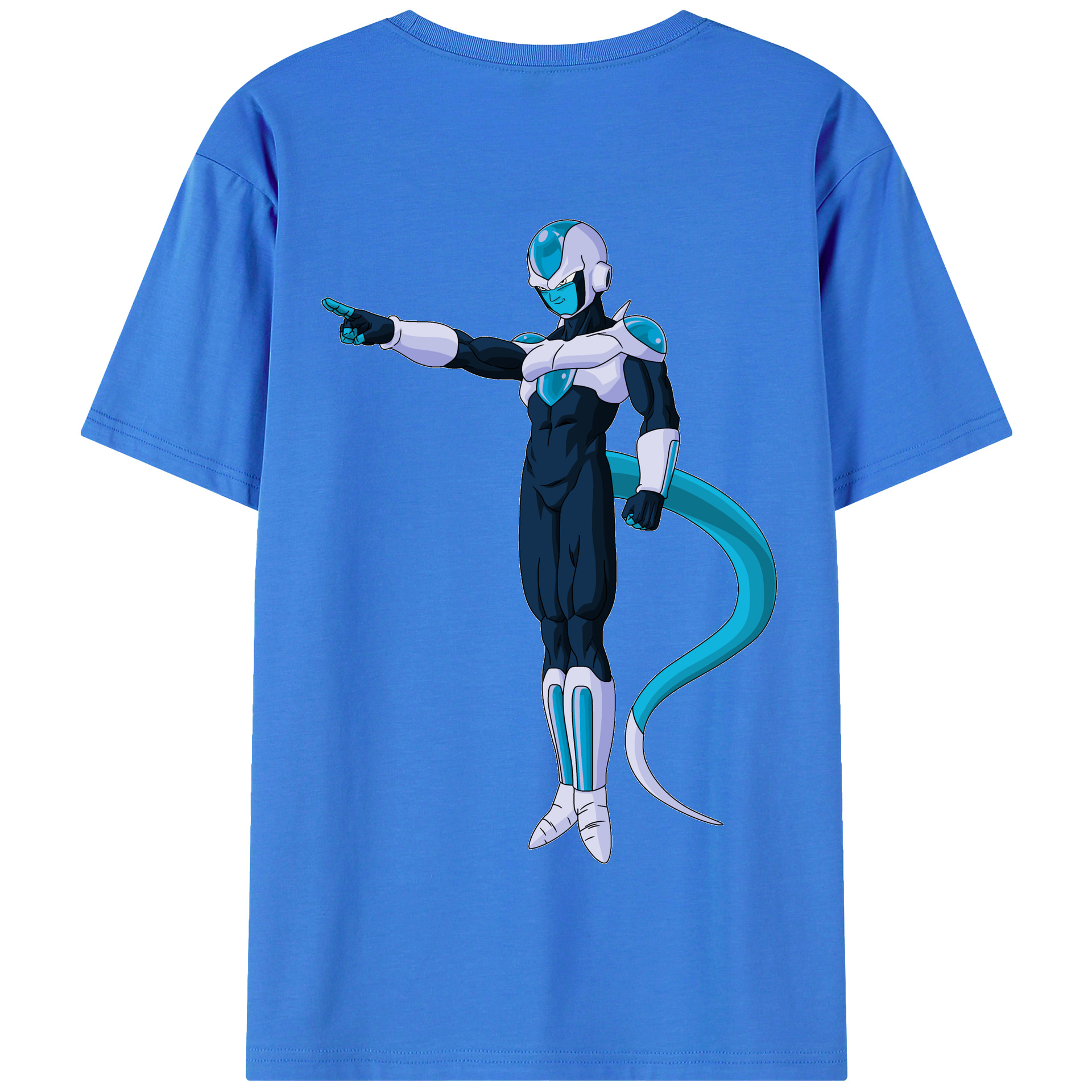 （画像用） ドラゴンボール フリーザ DRAGON BALL Frieza 綿100％半袖Tシャツ（背面プリント）