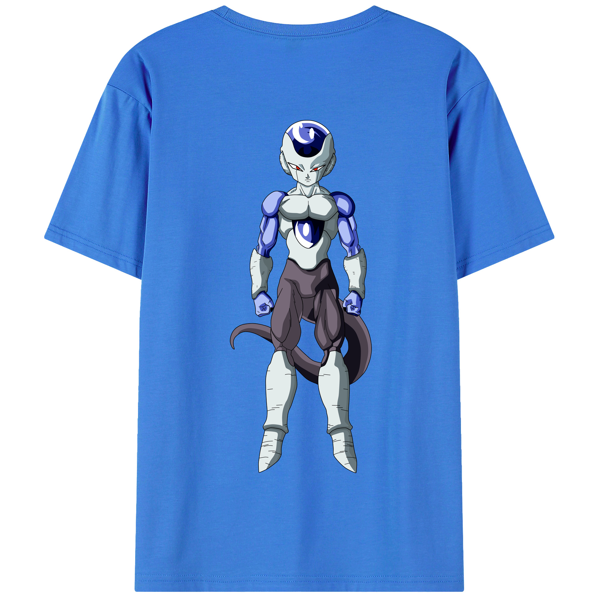 （画像用） ドラゴンボール フリーザ DRAGON BALL Frieza 綿100％半袖Tシャツ（背面プリント）