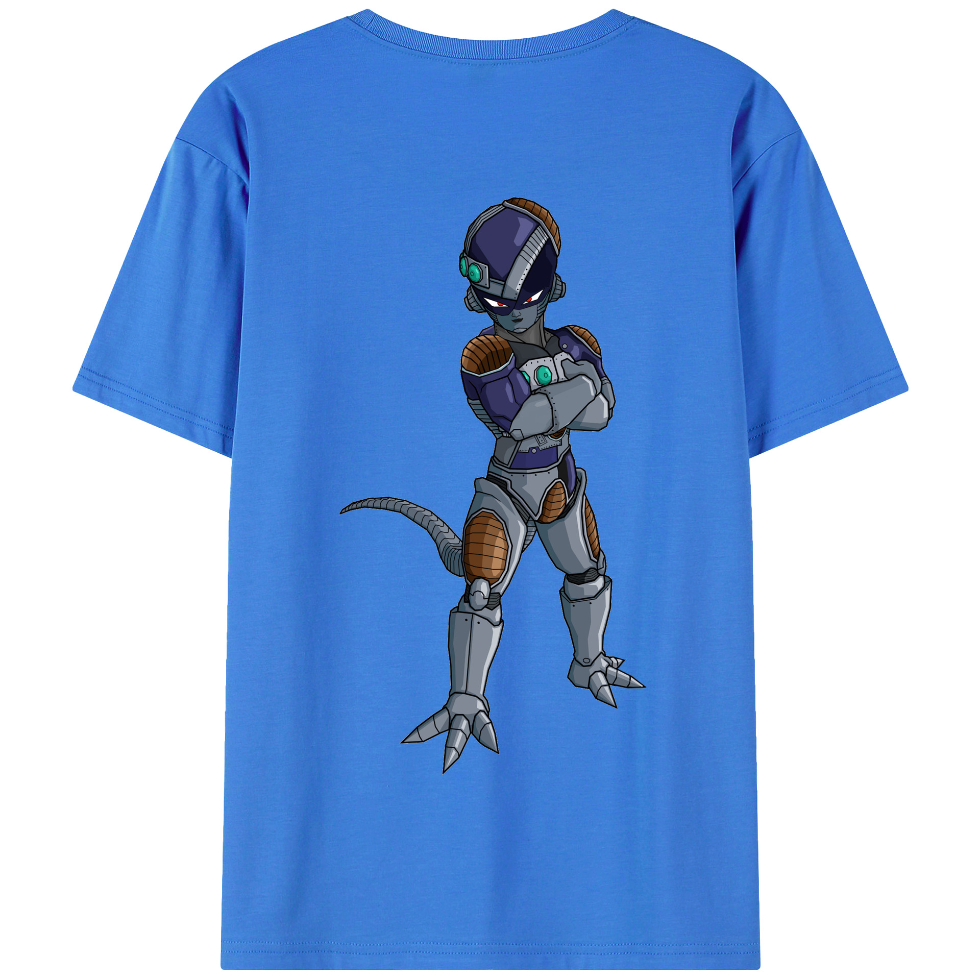 （画像用） ドラゴンボール フリーザ DRAGON BALL Frieza 綿100％半袖Tシャツ（背面プリント）