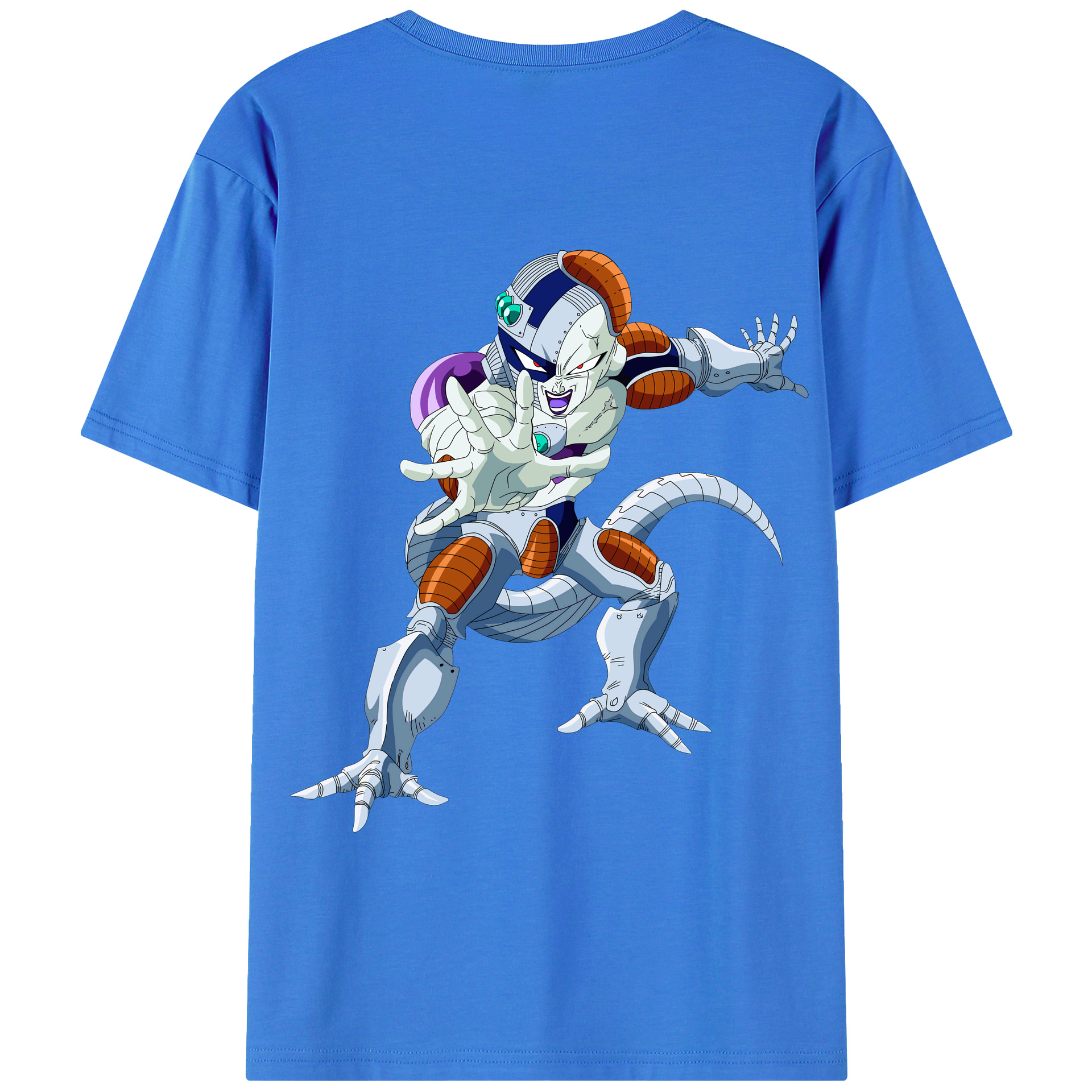 （画像用） ドラゴンボール フリーザ DRAGON BALL Frieza 綿100％半袖Tシャツ（背面プリント）