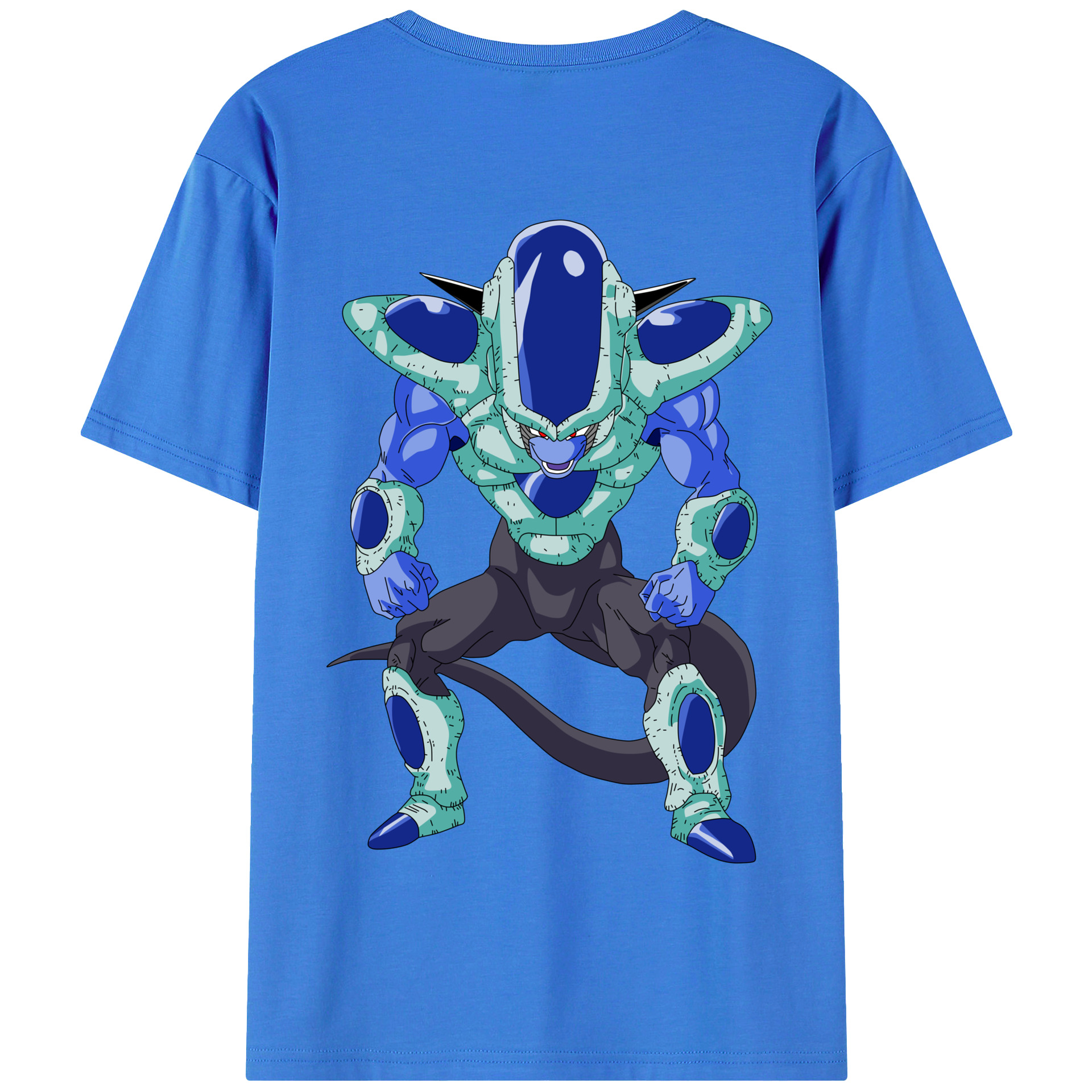 （画像用） ドラゴンボール フリーザ DRAGON BALL Frieza 綿100％半袖Tシャツ（背面プリント）