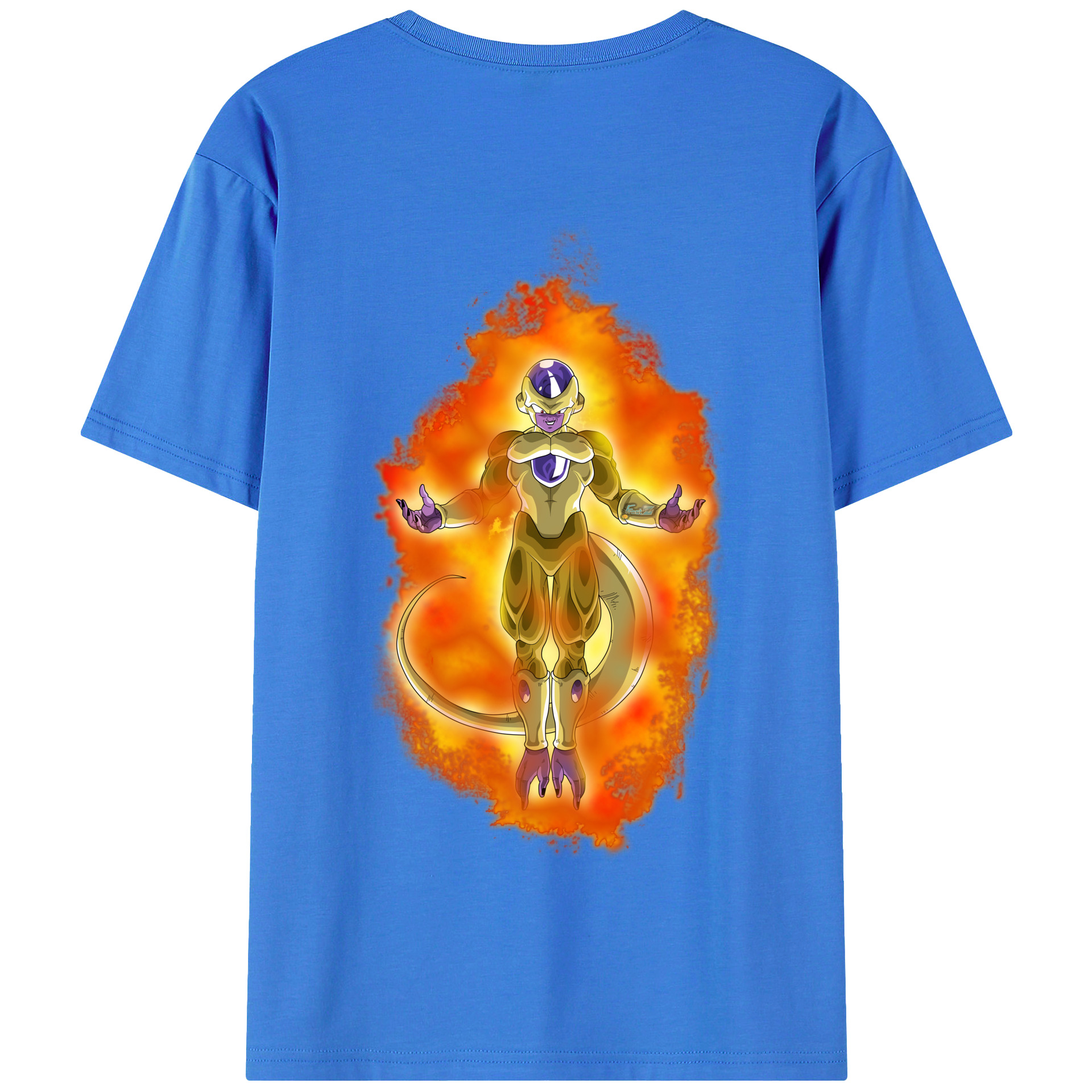（画像用） ドラゴンボール フリーザ DRAGON BALL Frieza 綿100％半袖Tシャツ（背面プリント）