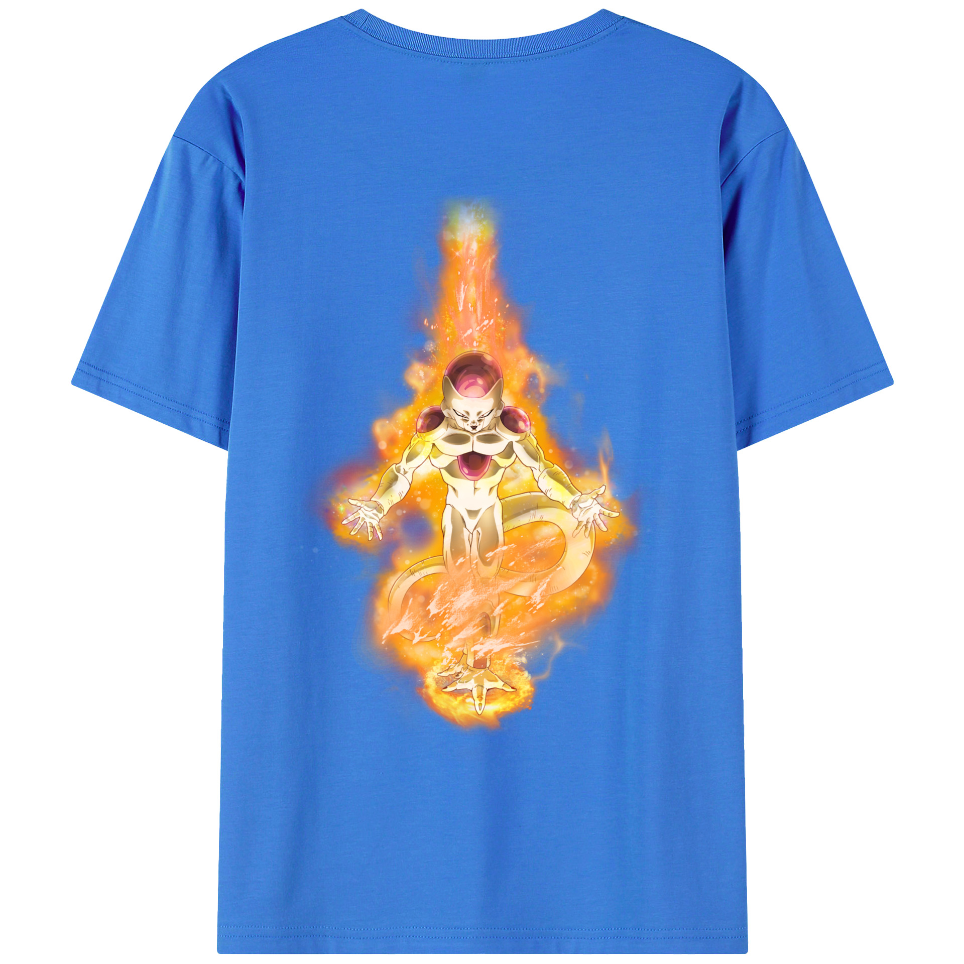 （画像用） ドラゴンボール フリーザ DRAGON BALL Frieza 綿100％半袖Tシャツ（背面プリント）