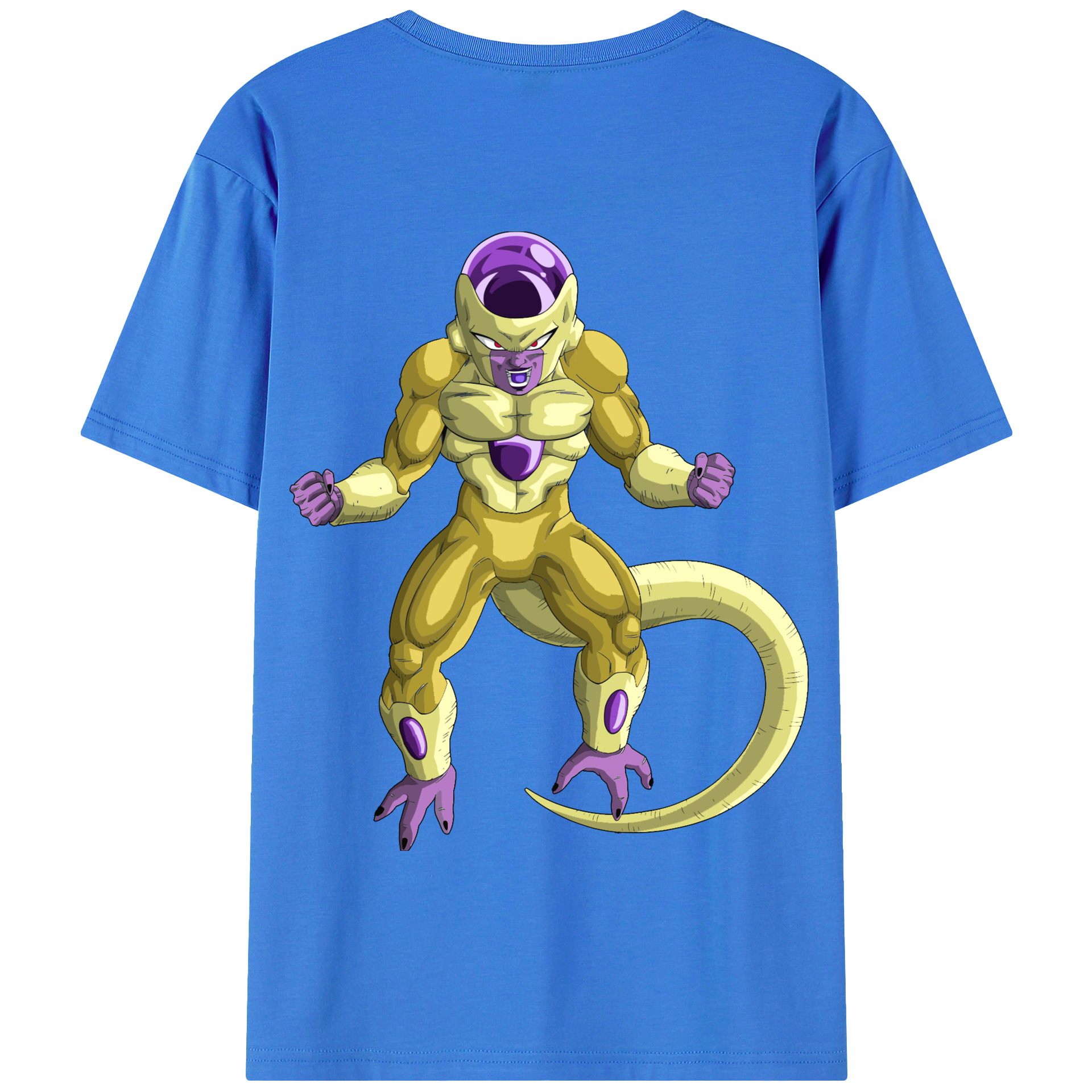 （画像用） ドラゴンボール フリーザ DRAGON BALL Frieza 綿100％半袖Tシャツ（背面プリント）