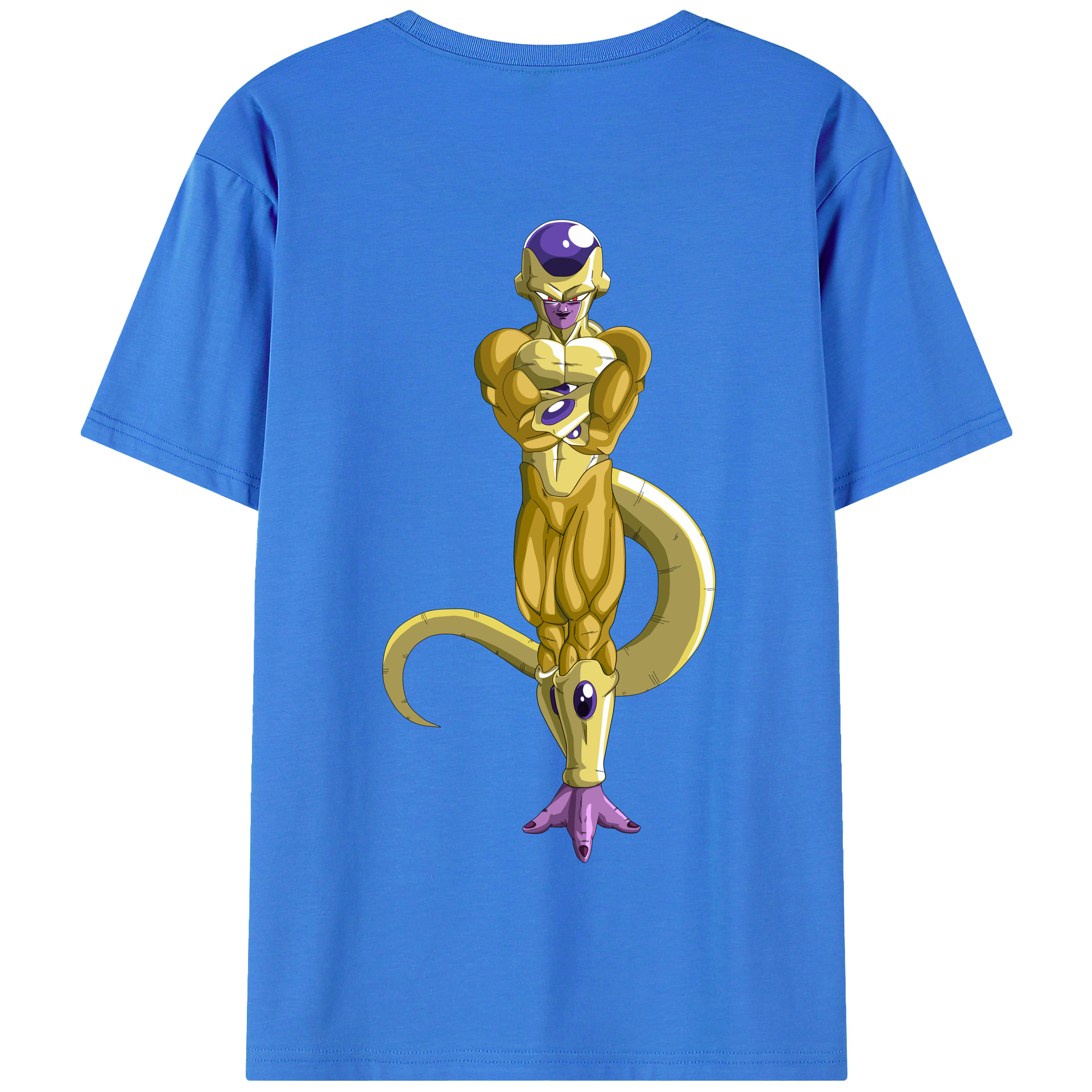 （画像用） ドラゴンボール フリーザ DRAGON BALL Frieza 綿100％半袖Tシャツ（背面プリント）