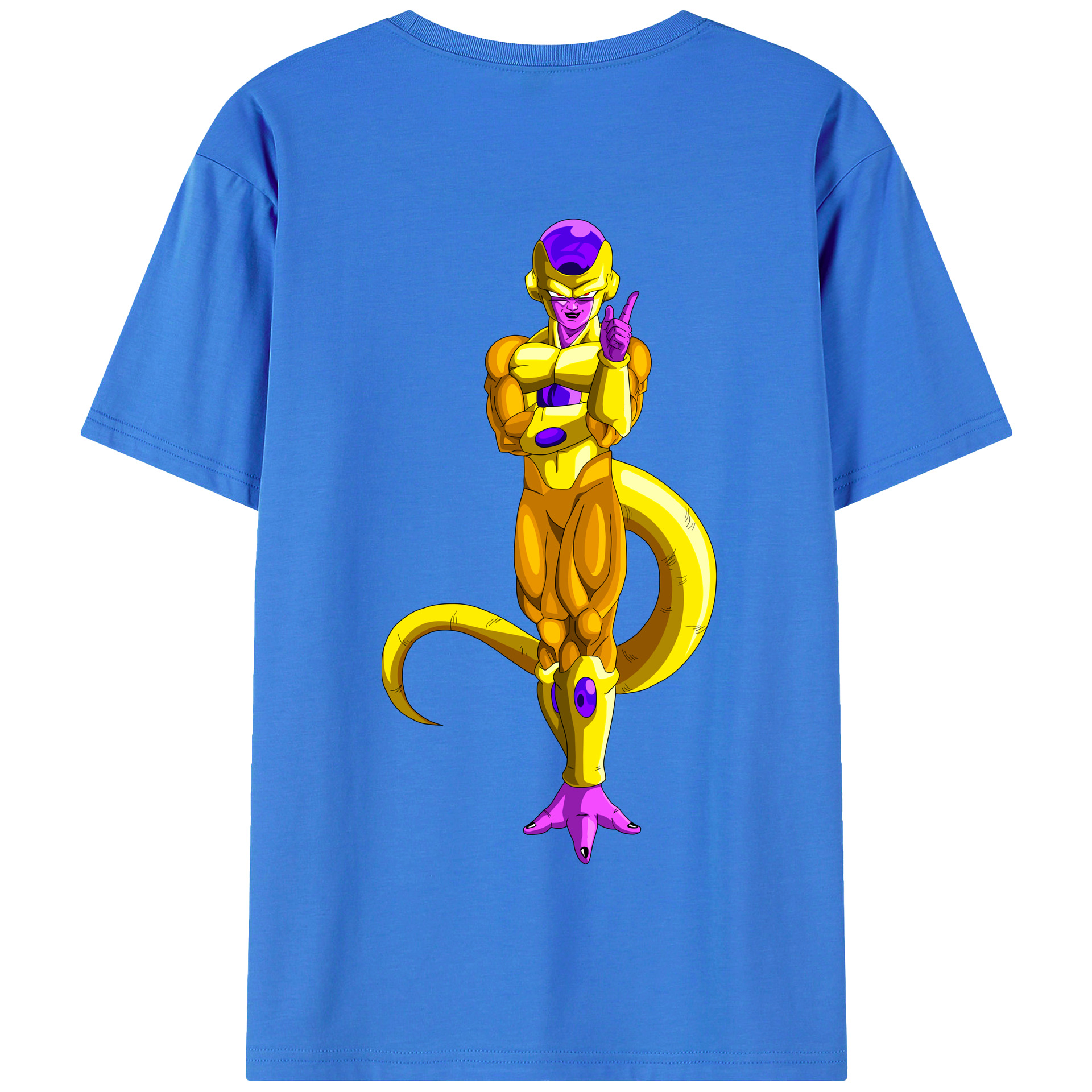 （画像用） ドラゴンボール フリーザ DRAGON BALL Frieza 綿100％半袖Tシャツ（背面プリント）