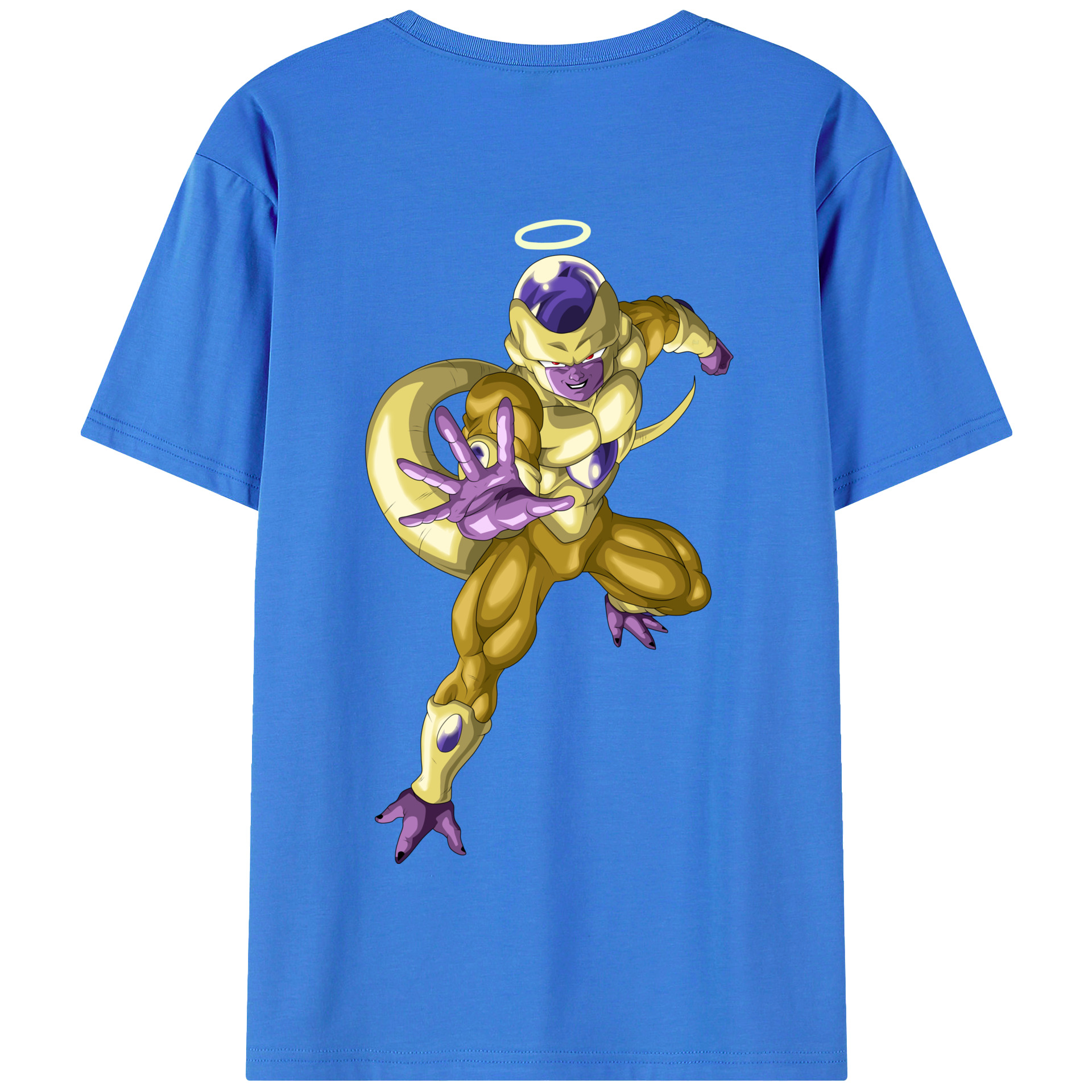（画像用） ドラゴンボール フリーザ DRAGON BALL Frieza 綿100％半袖Tシャツ（背面プリント）