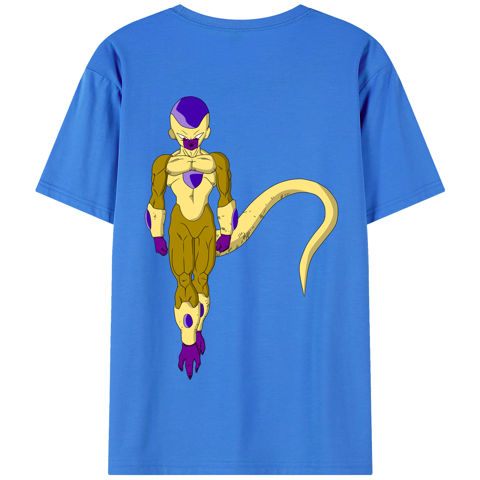 （画像用） ドラゴンボール フリーザ DRAGON BALL Frieza 綿100％半袖Tシャツ（背面プリント）