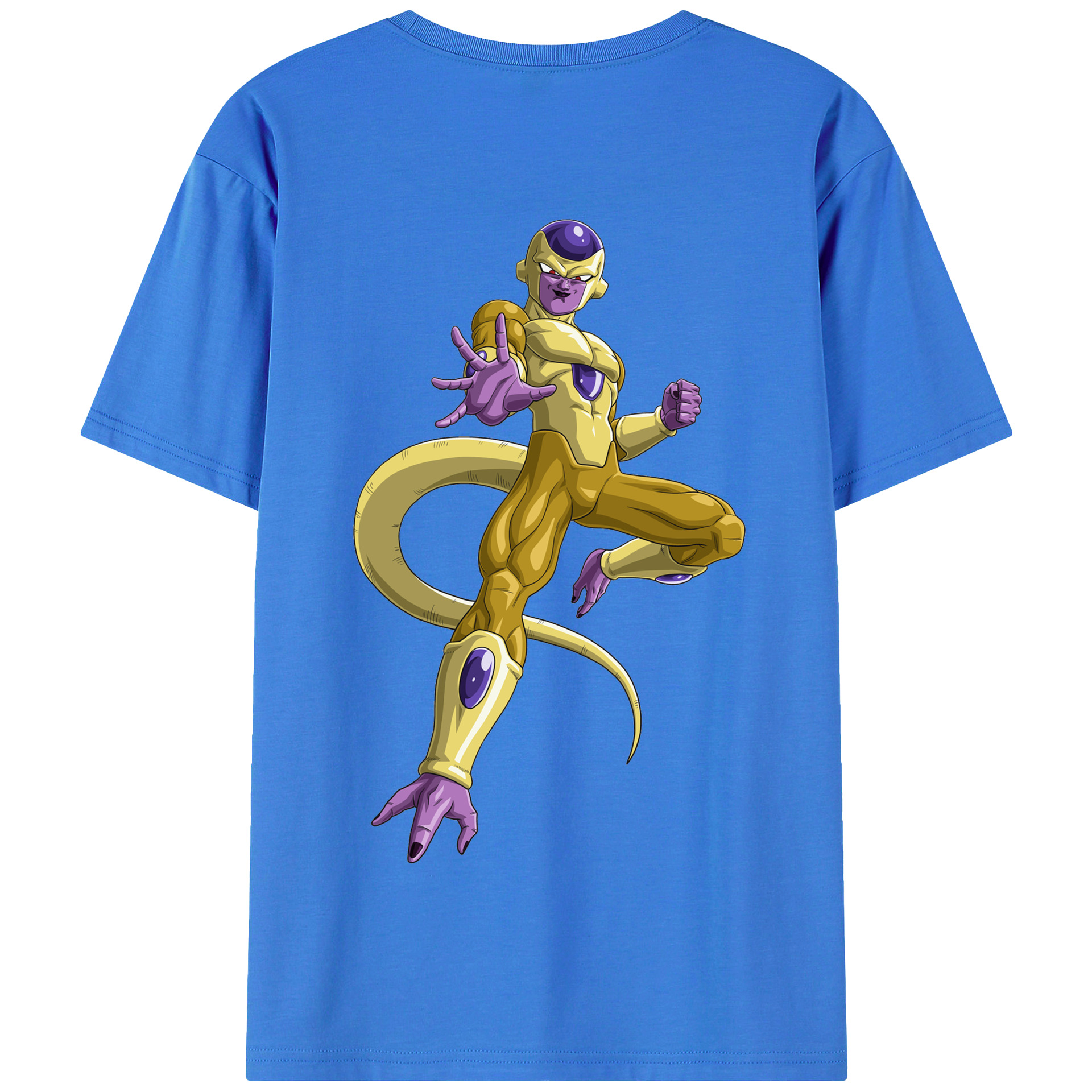 （画像用） ドラゴンボール フリーザ DRAGON BALL Frieza 綿100％半袖Tシャツ（背面プリント）
